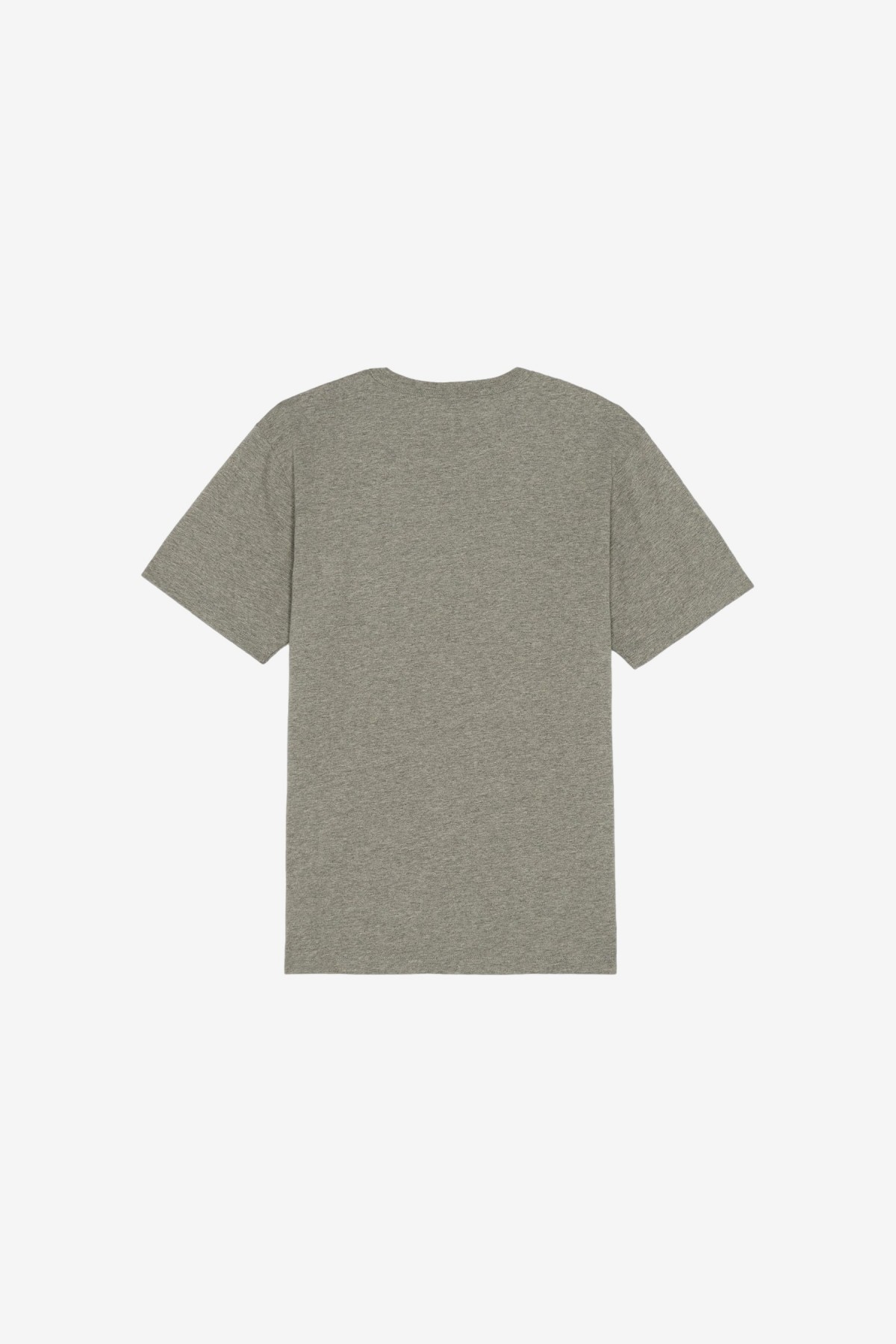 Maison Kitsuné Monochrome Fox Head Patch Classic Tee-Shirt in Grey Melange
