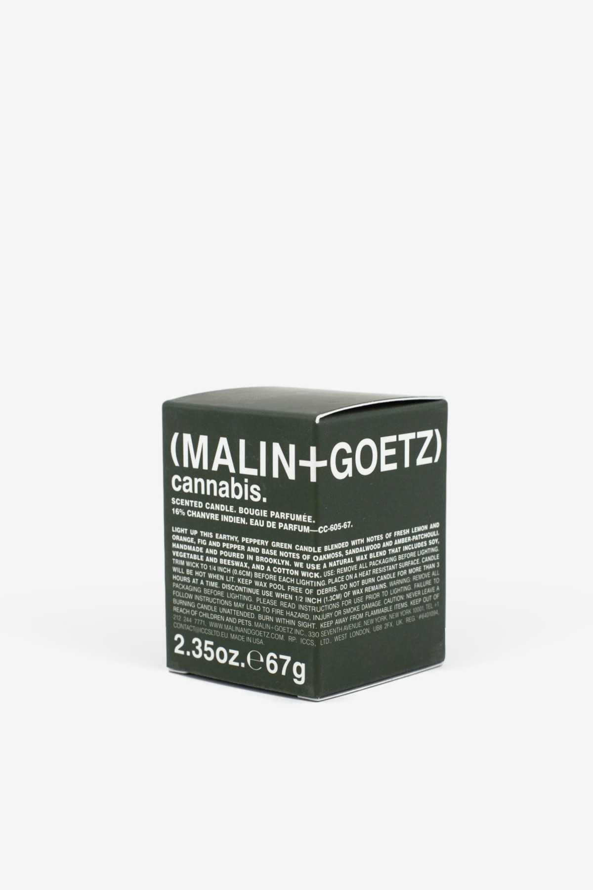 Malin+Goetz Cannabis Votive 67g in 