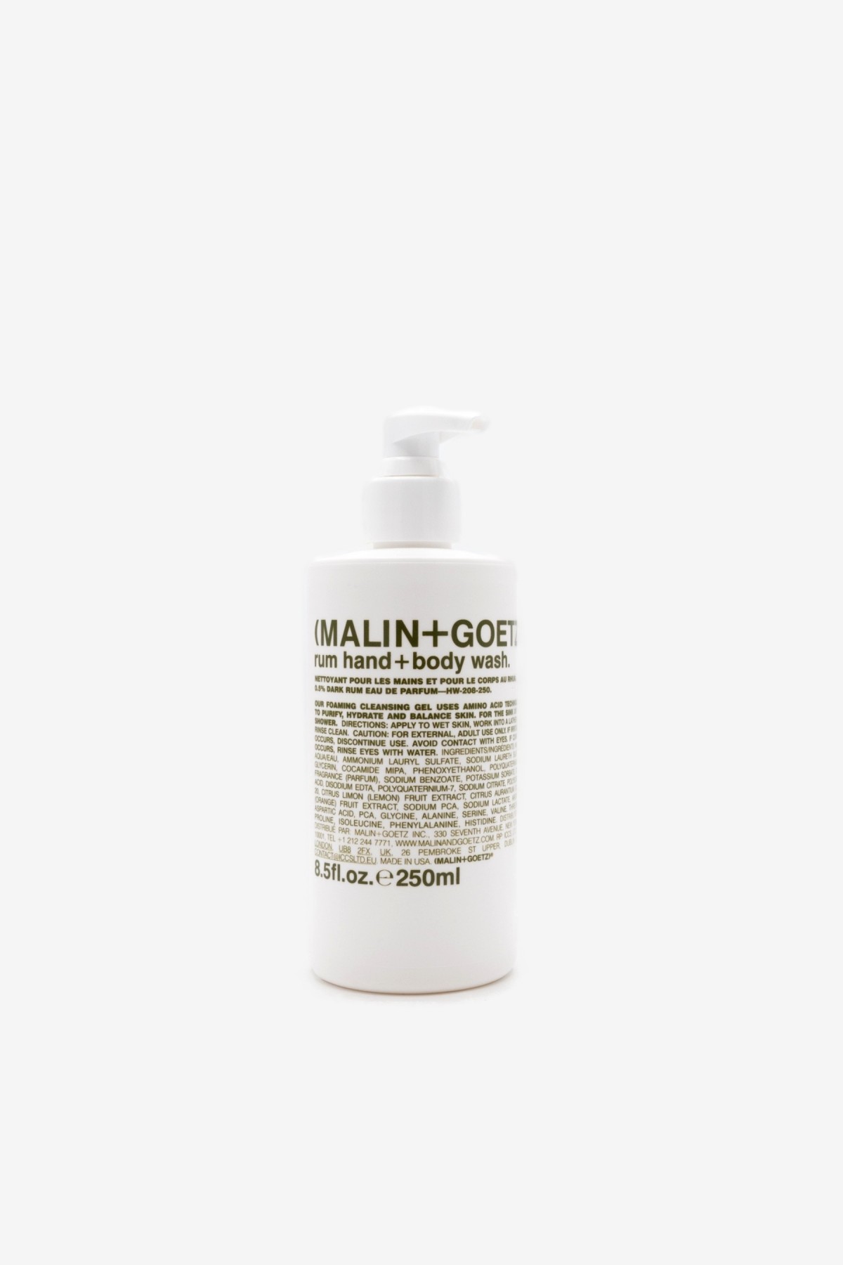 Malin+Goetz Rum Hand + Body Wash 250ml in 