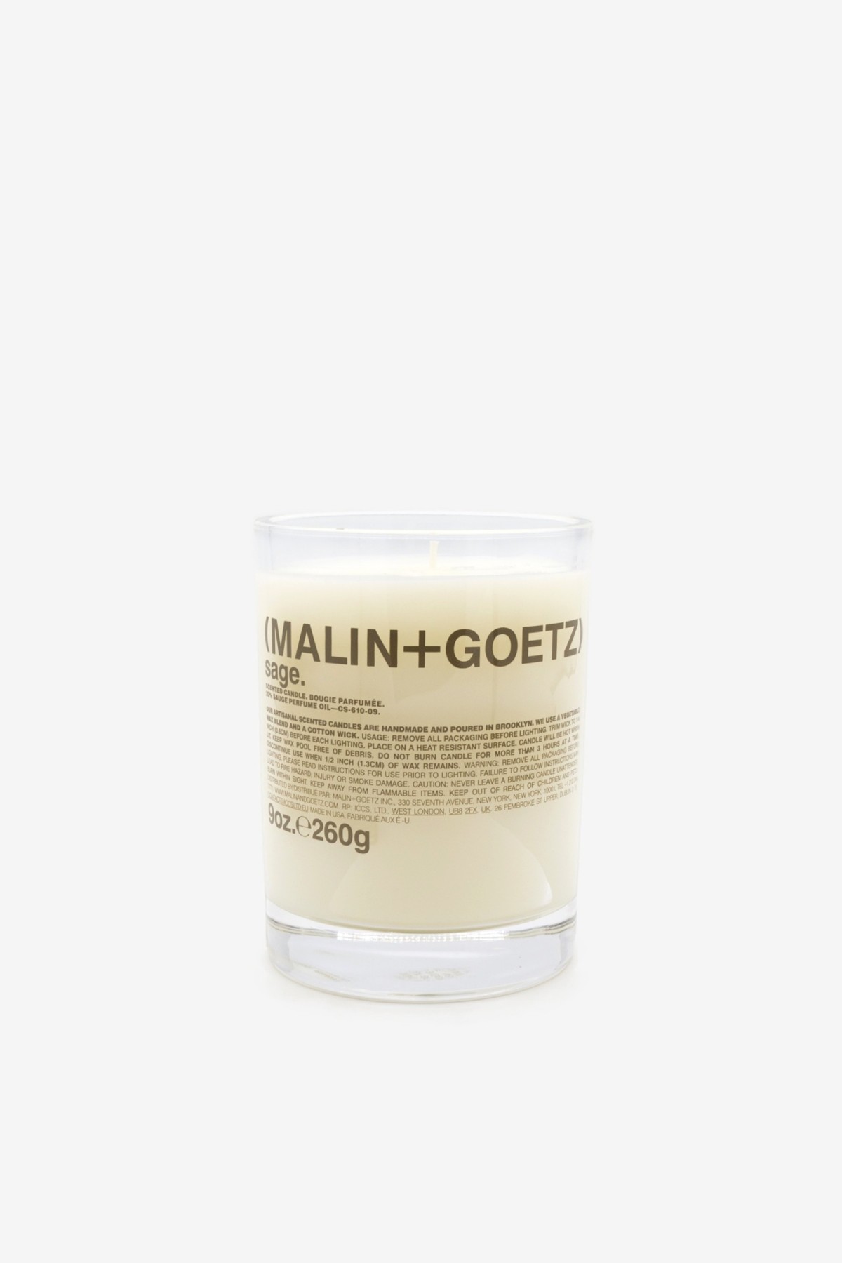 Malin+Goetz Sage Candle 260g in 