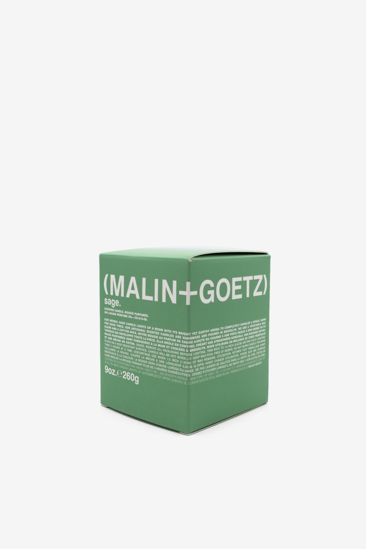 Malin+Goetz Sage Candle 260g in 