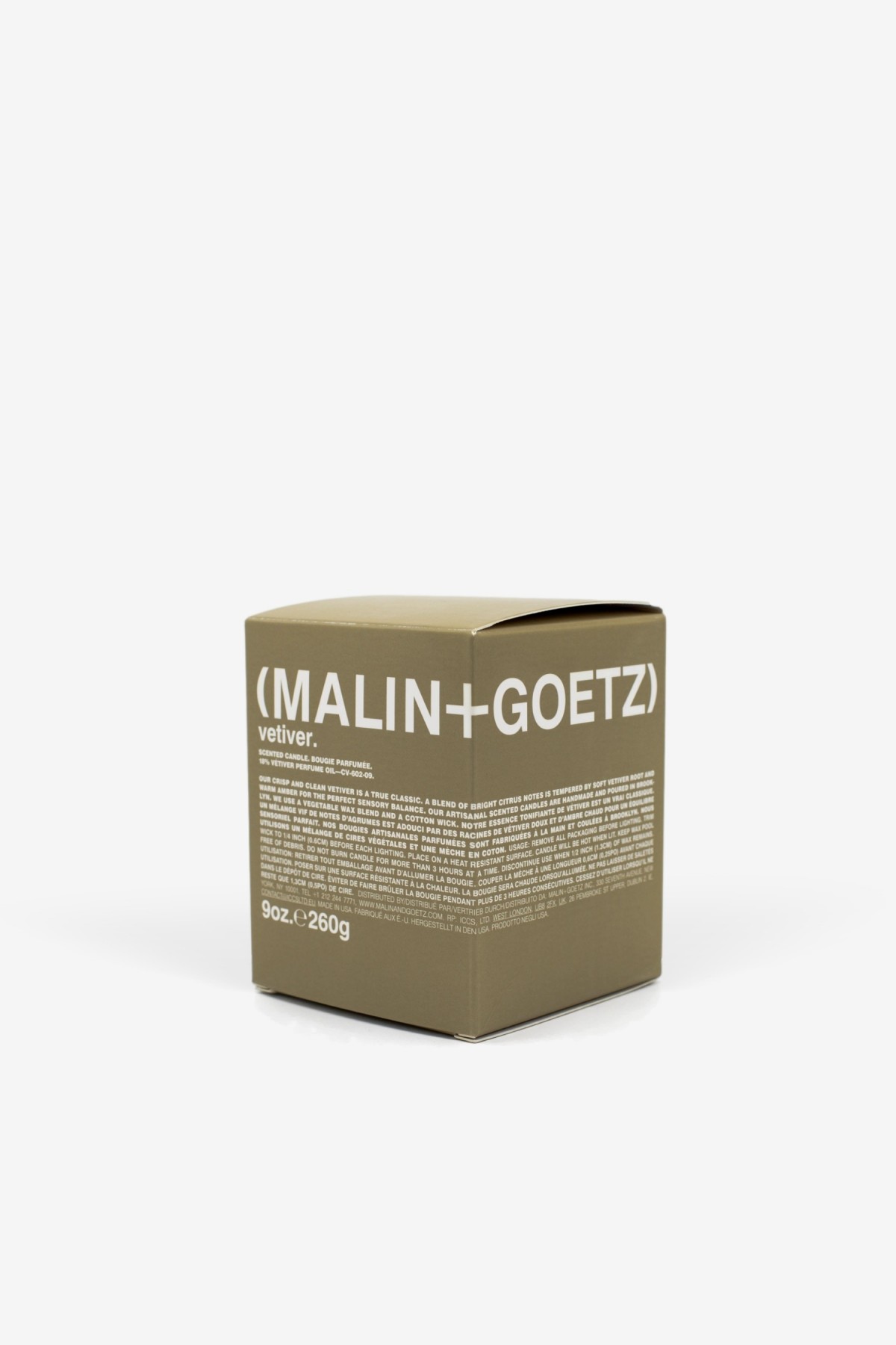 Malin+Goetz Vetiver Candle 260g in 