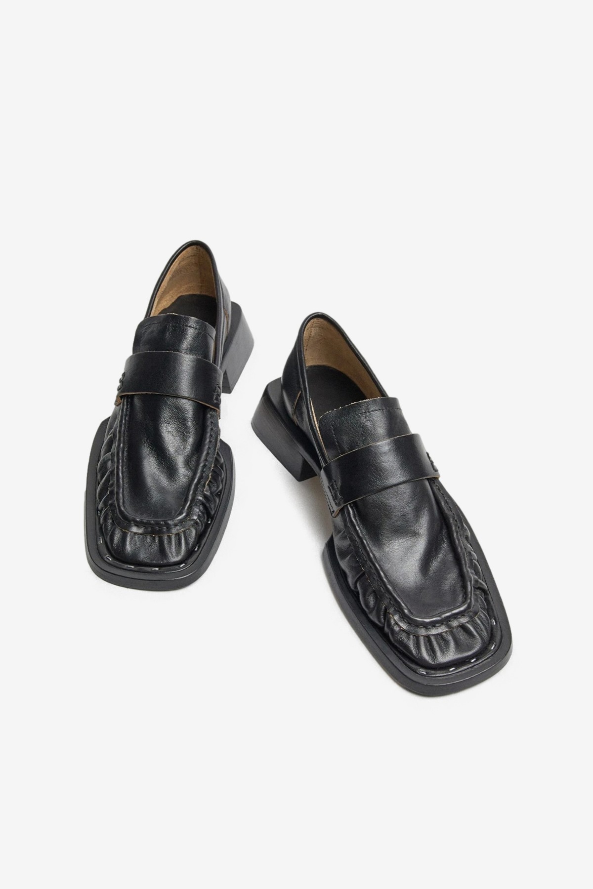 Miista Airi Loafers in Black