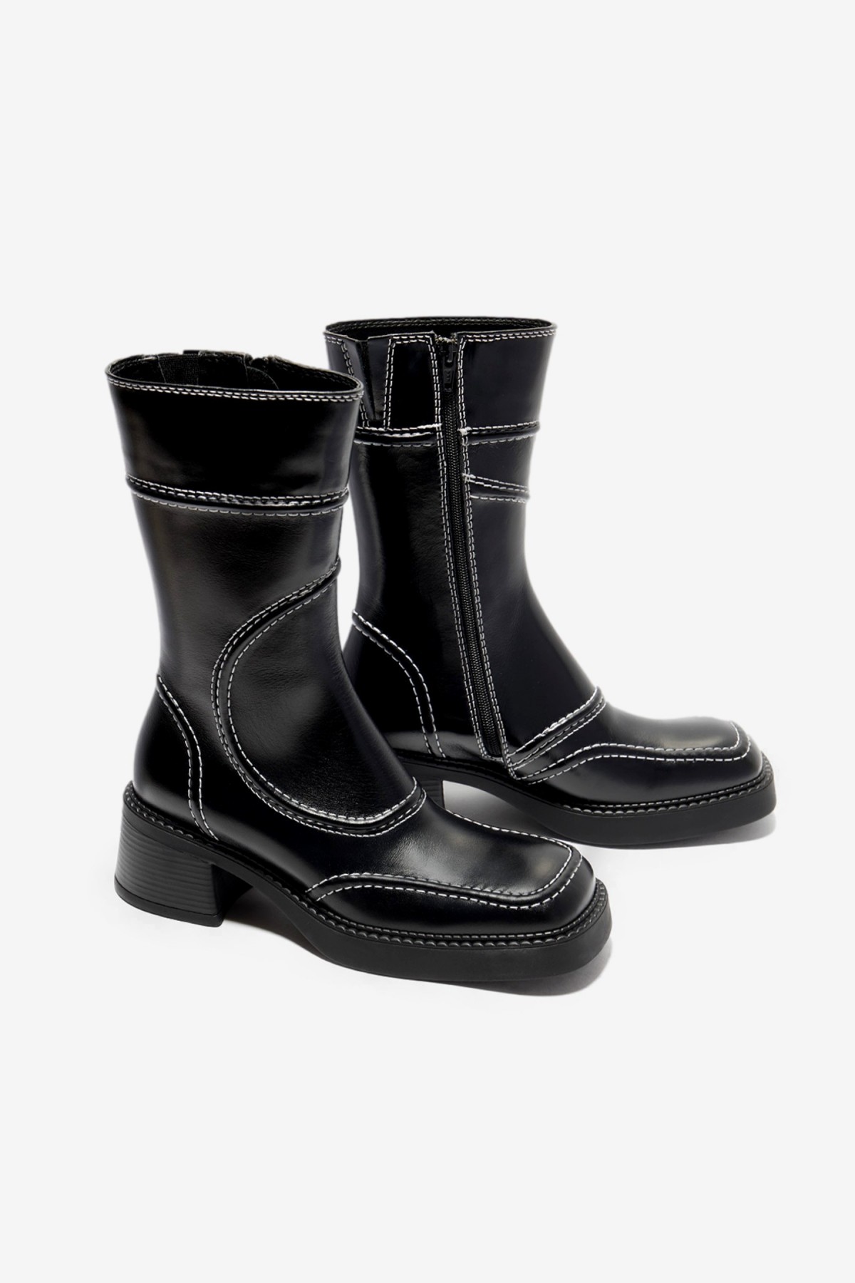 Miista Malene Ankle Boots in Black