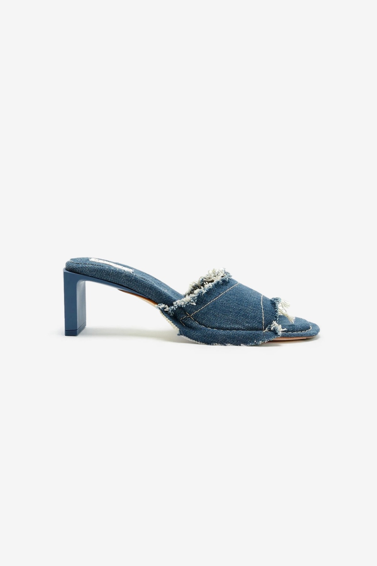 Miista Marguerite Denim Sandals in Blue
