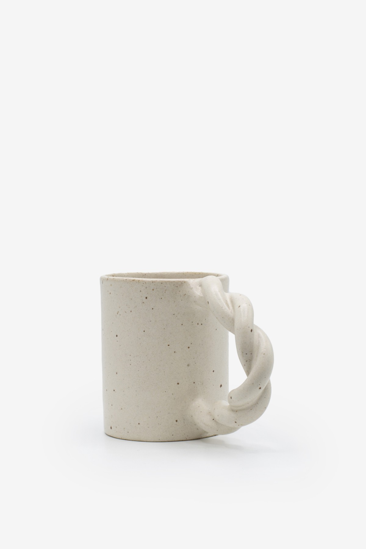 Miyelle Twisteee Mug in Speckled Cream
