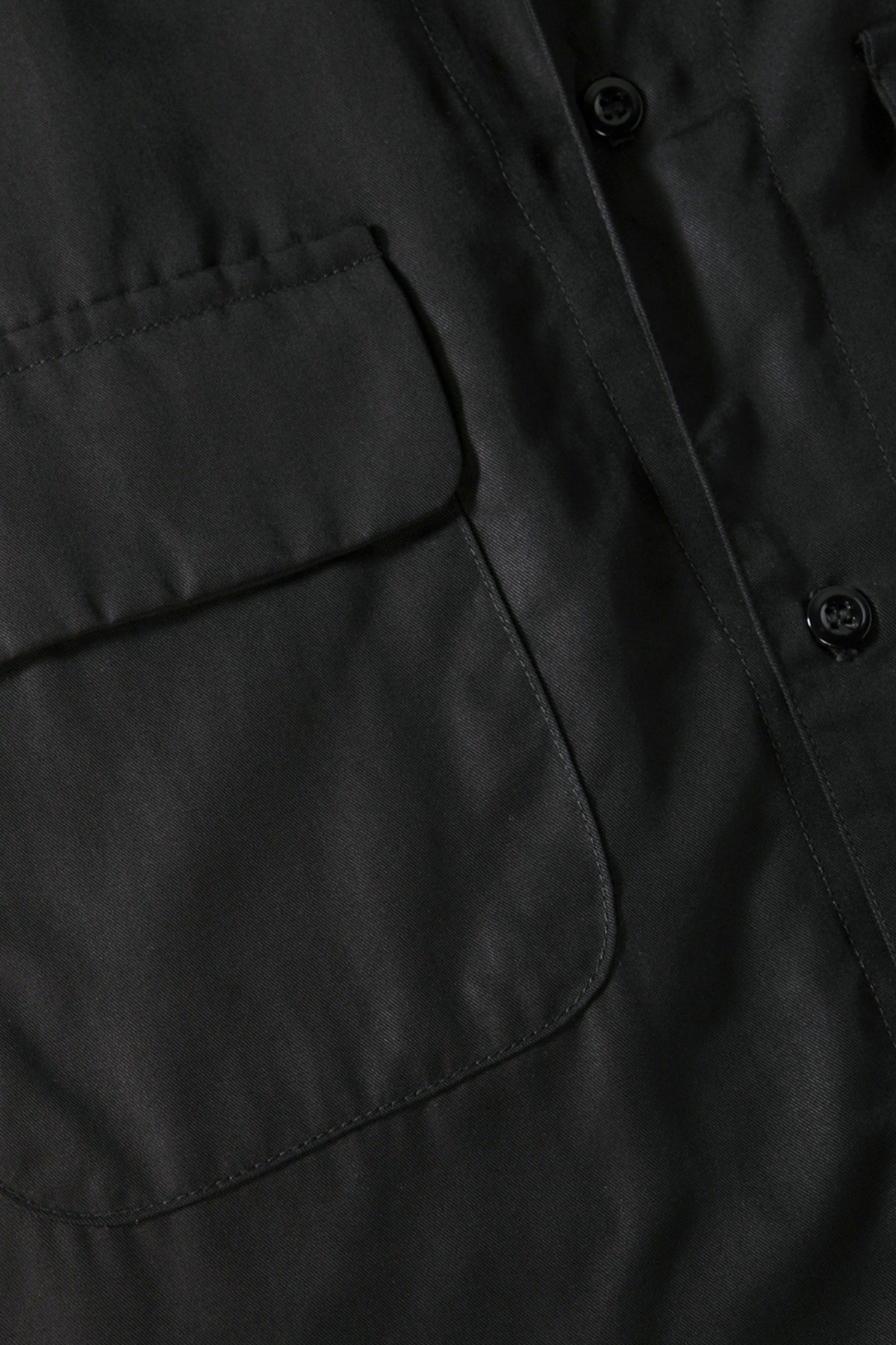 Monitaly 50'S Milano Shirt S/S in Tencel Black