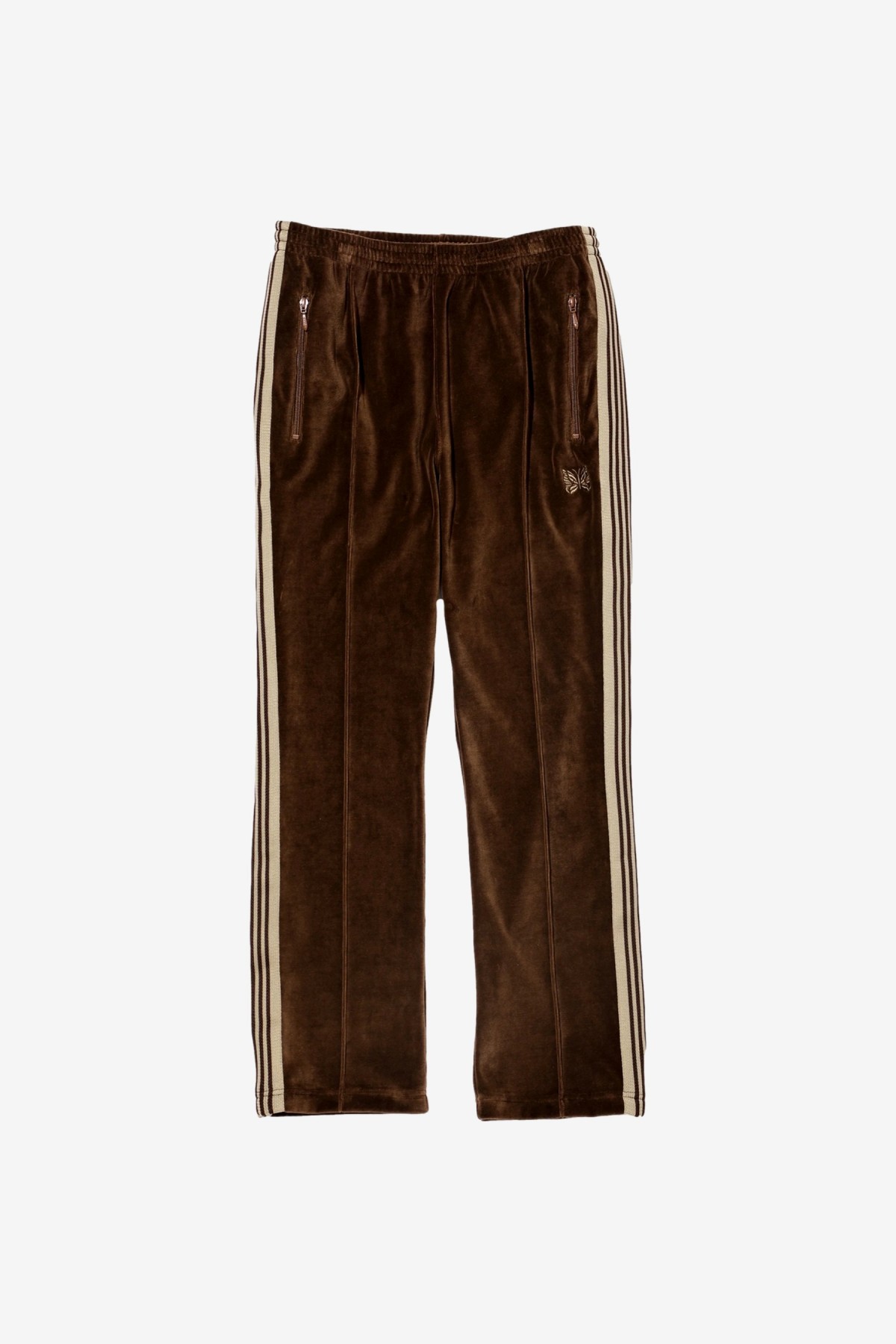 Needles Narrow Track Pant in Brown