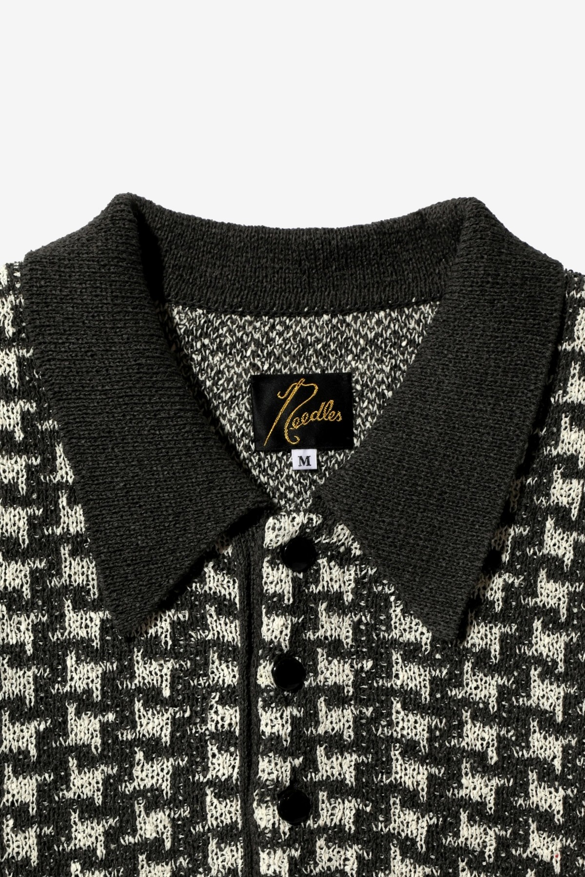 Needles Polo Sweater in Black