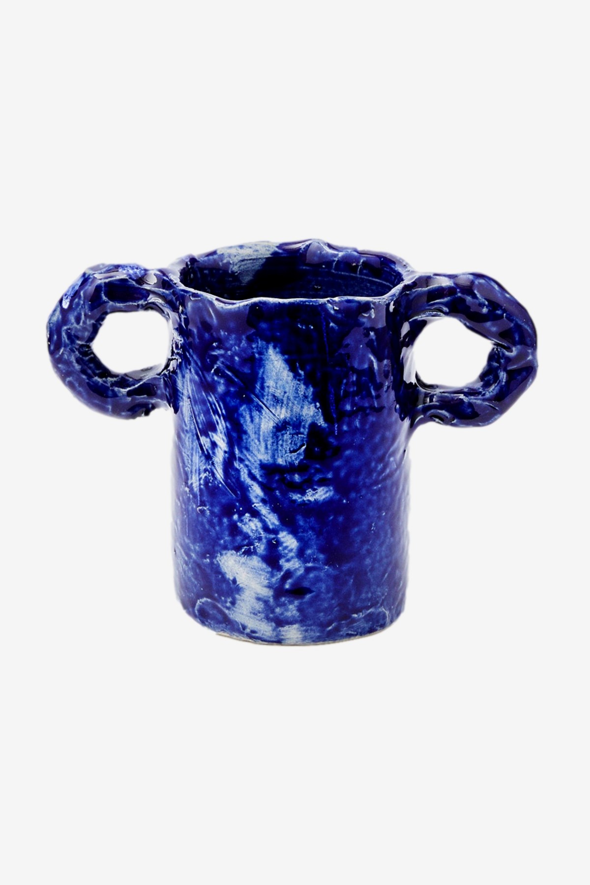 Niko June Studio Vase in Dark Blue