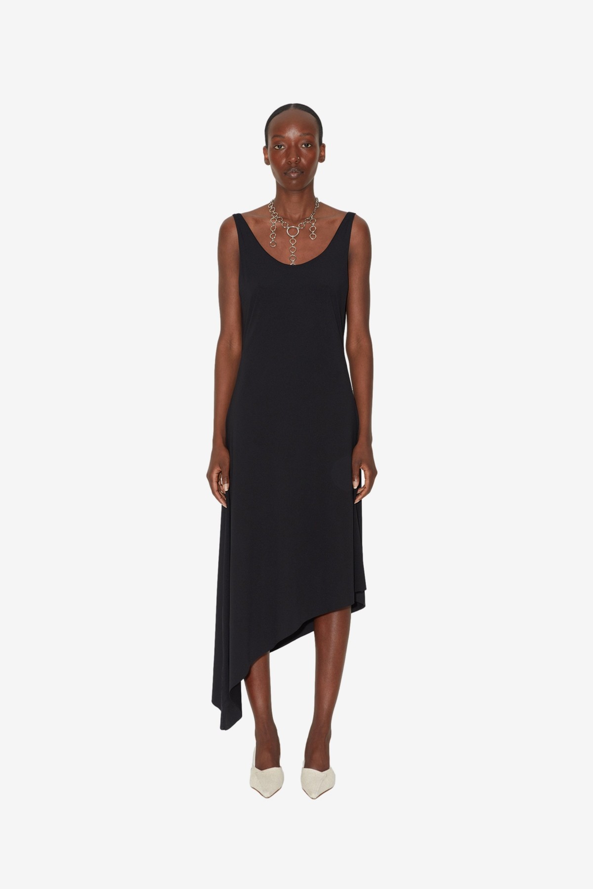 Our Legacy Hang Dress in Black Super Sport Jersey