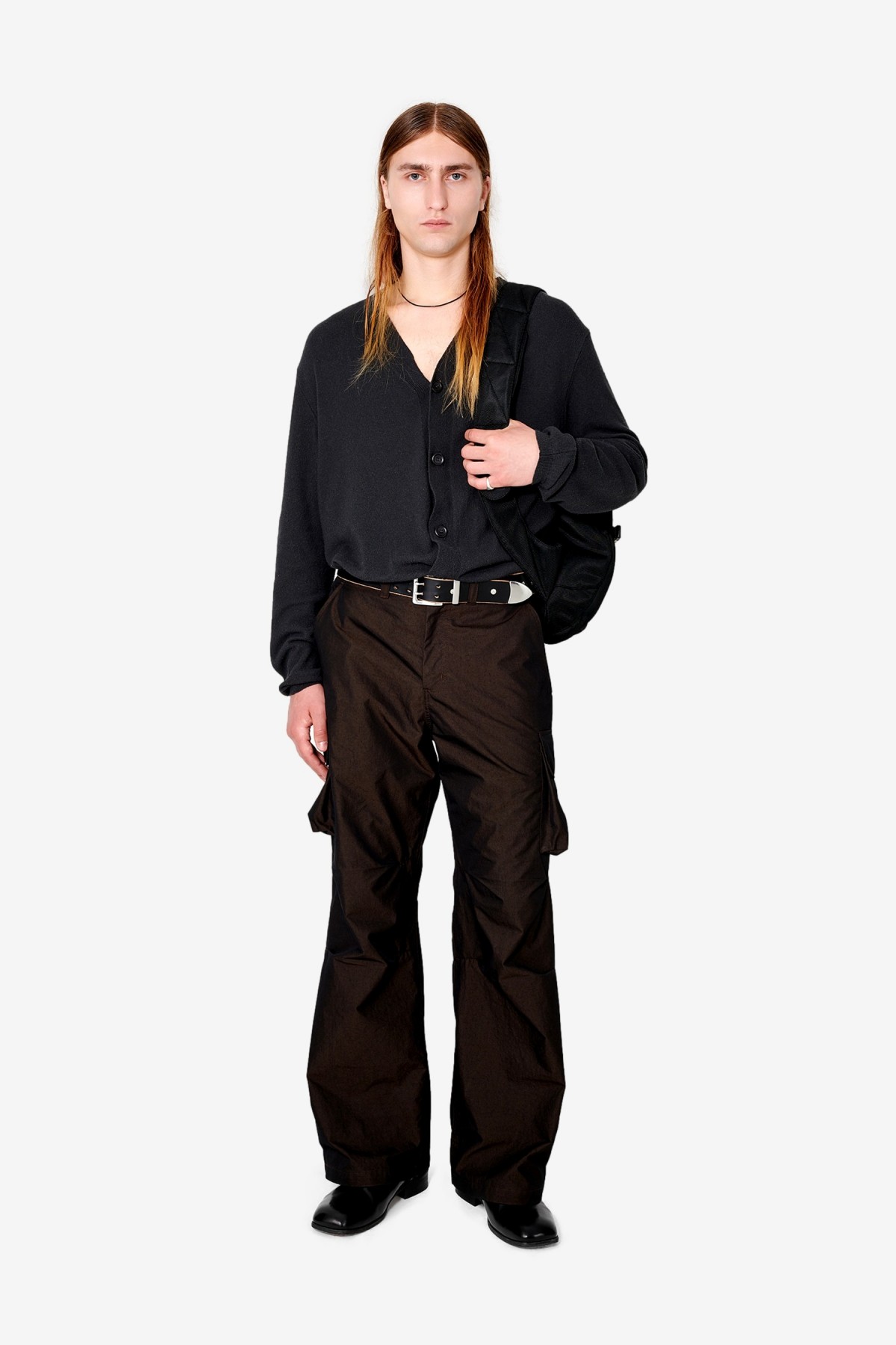 Our Legacy Mount Trouser in Black High Twist Solaro
