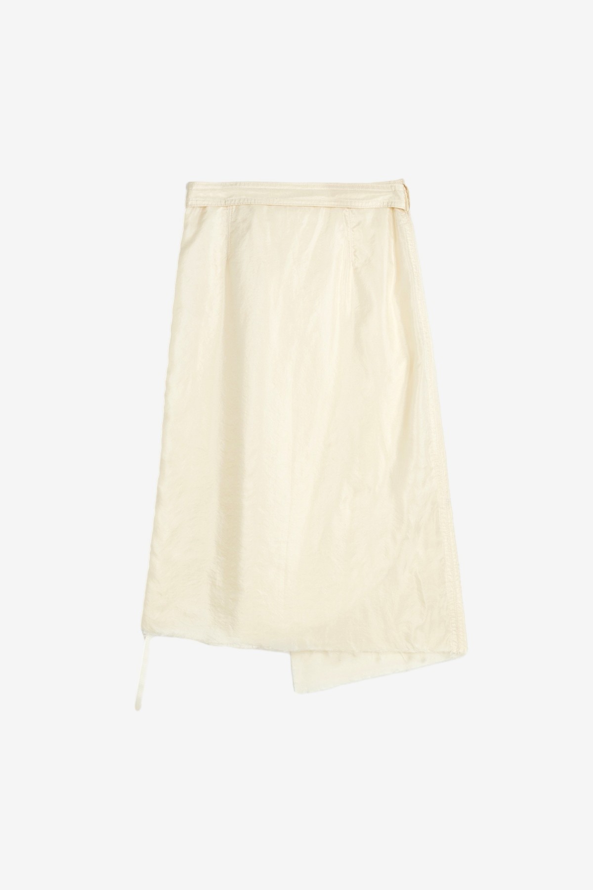 Our Legacy Work Sarong Skirt in Champagne Cotton Silk