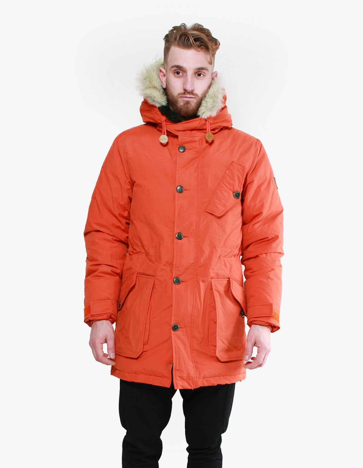 Penfield Hartland Down Expedition Parka in Orange