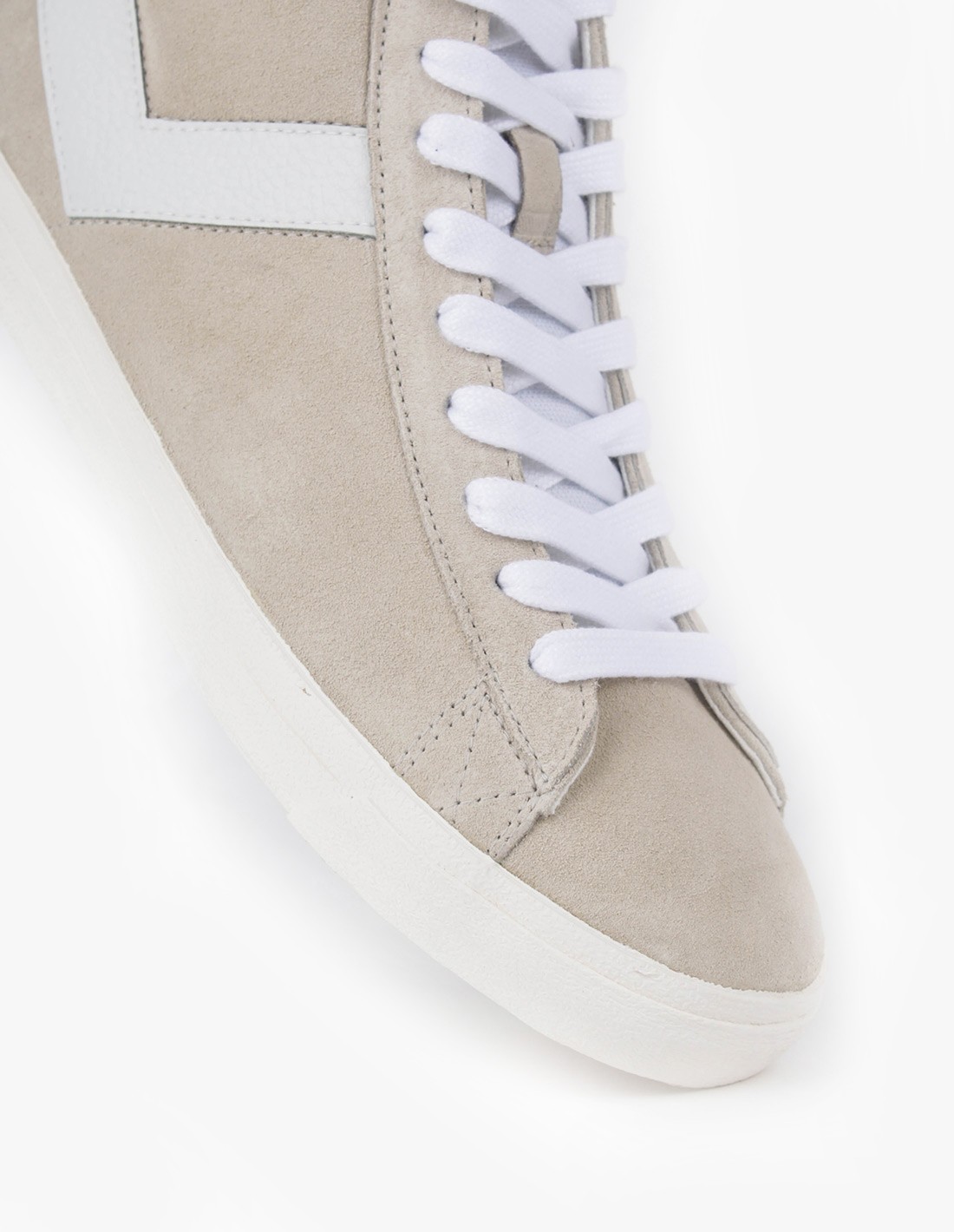 PONY Topstar Suede Hi in Off White