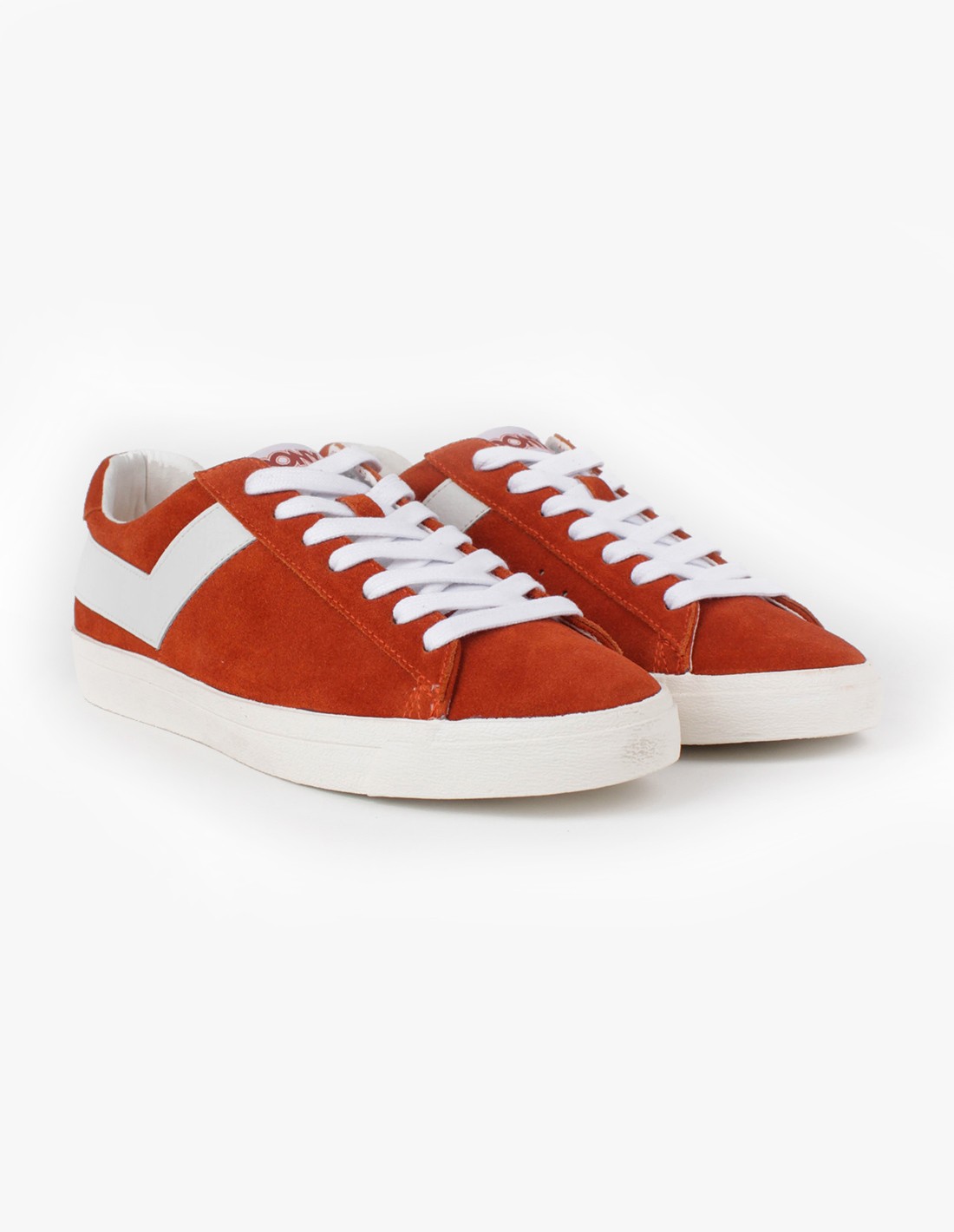 PONY Topstar Suede Ox in Burnt Ocre