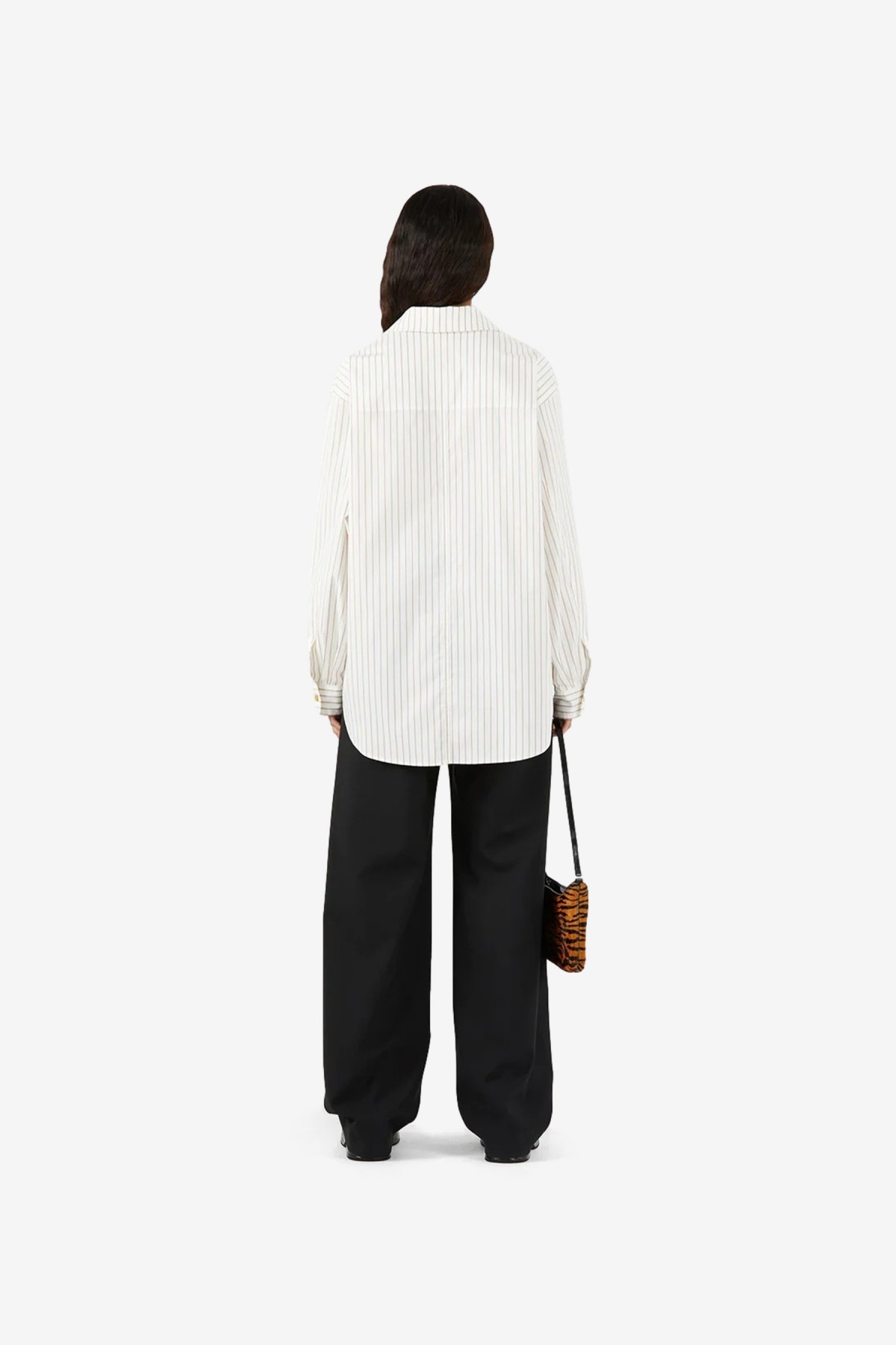 Rejina Pyo Caprice Shirt in Cotton Blend Stripe