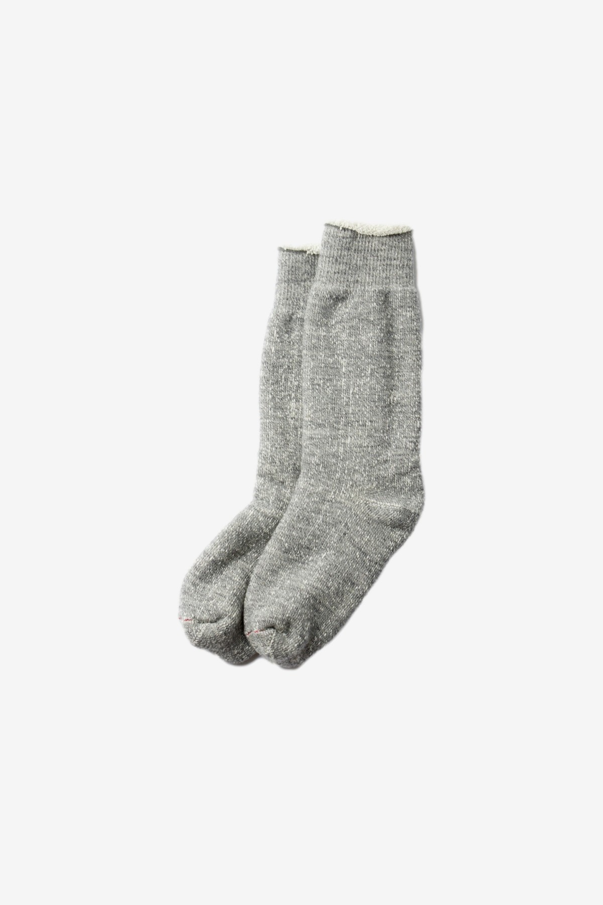 RoToTo Double Face Socks in Medium Gray