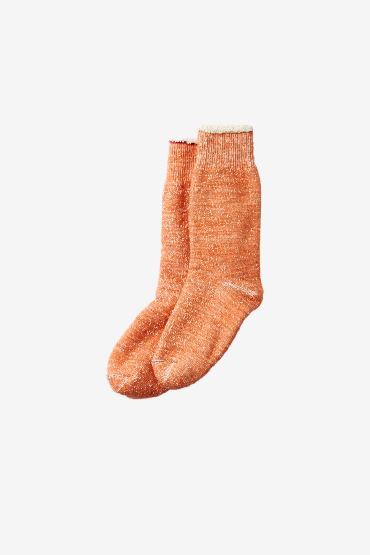 RoToTo Double Face Socks in Orange