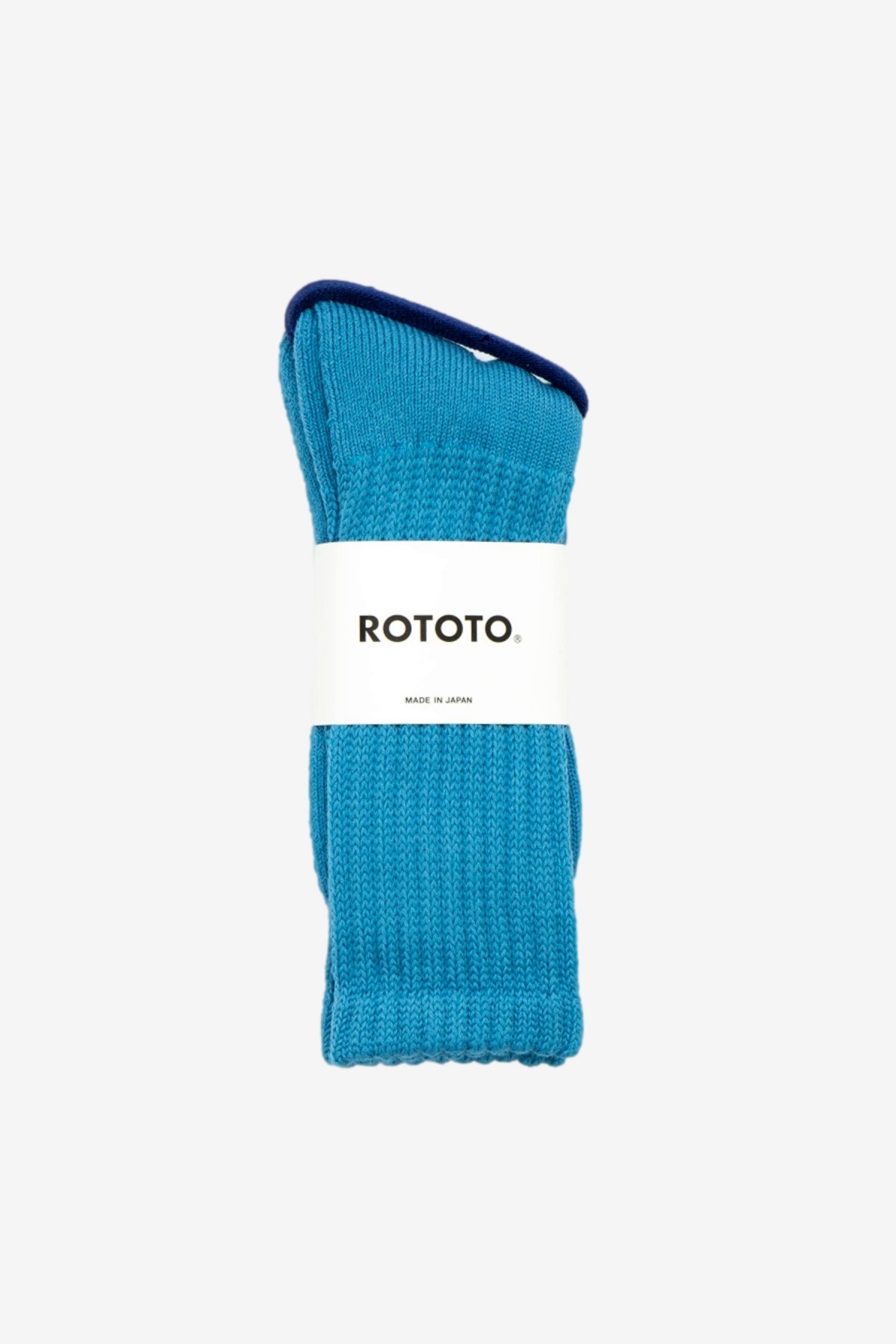 RoToTo Loose Pile Socks in Medium Blue