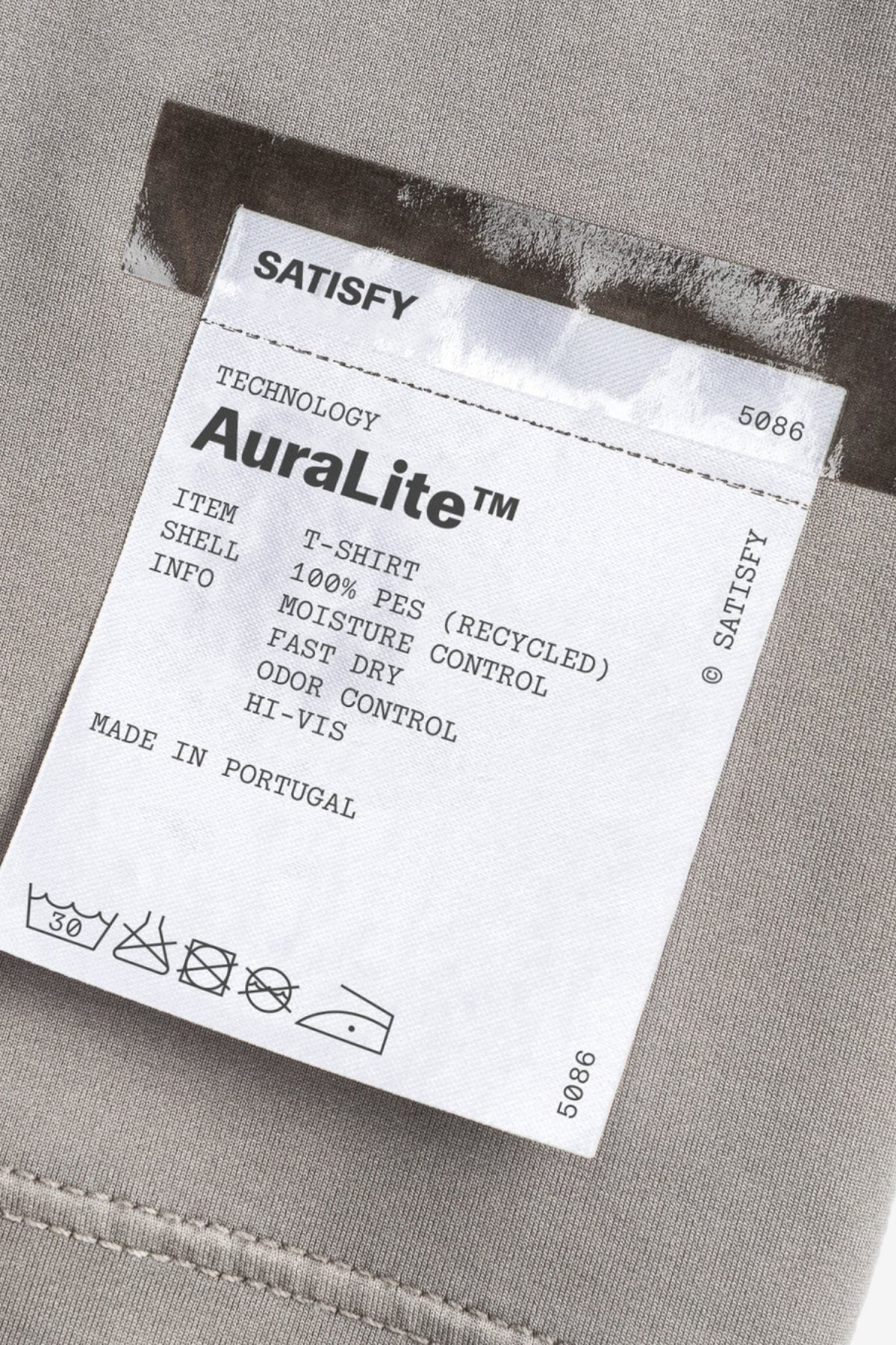 Satisfy Running AuraLite T-Shirt in Mineral Fossil