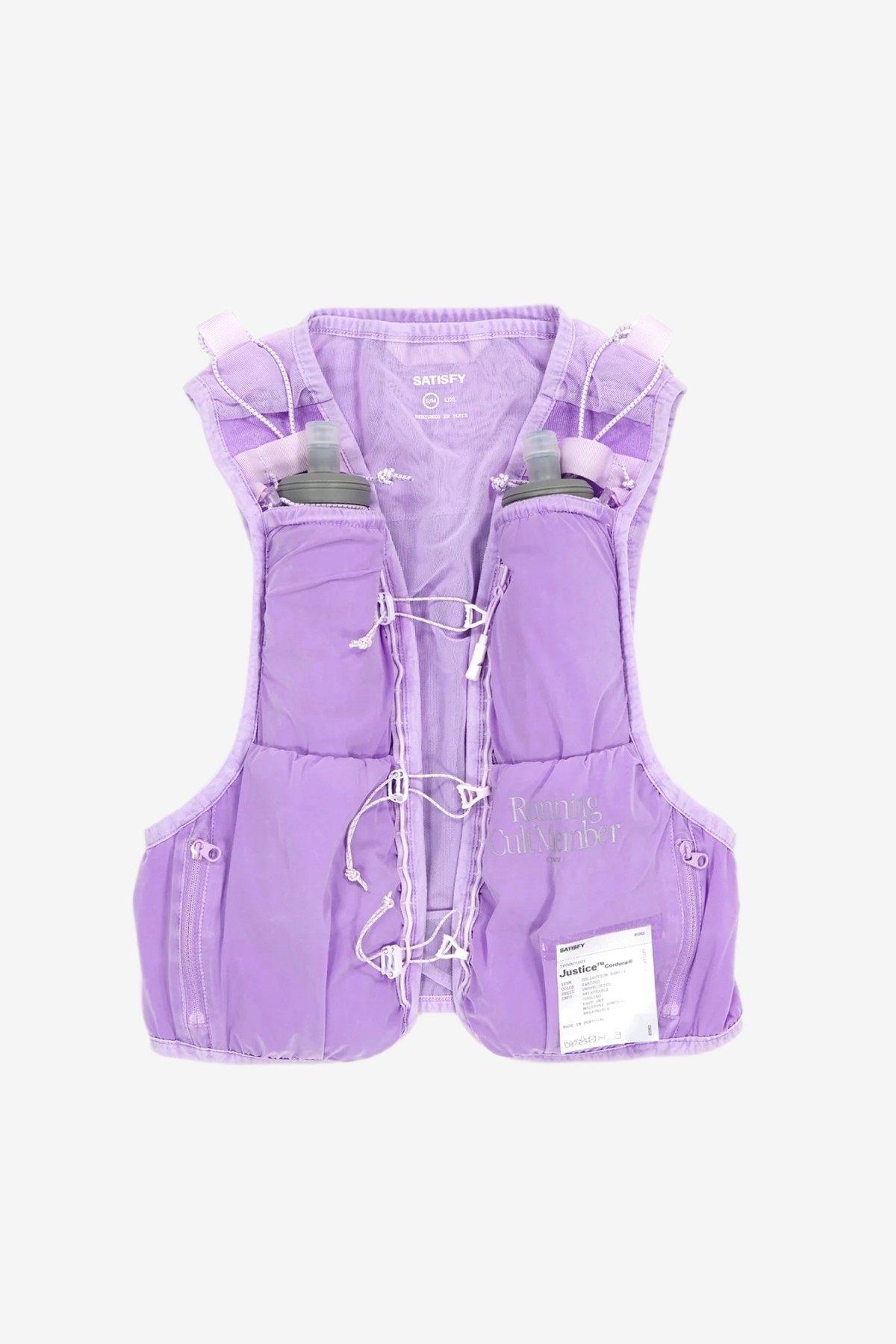 Satisfy Running Justice Cordura Hydration Vest 5L in Mineral Lilac