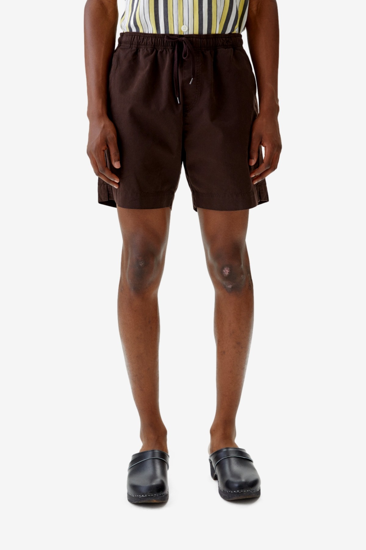 Schnayderman’s Shorts Twill Gd in Chocolate