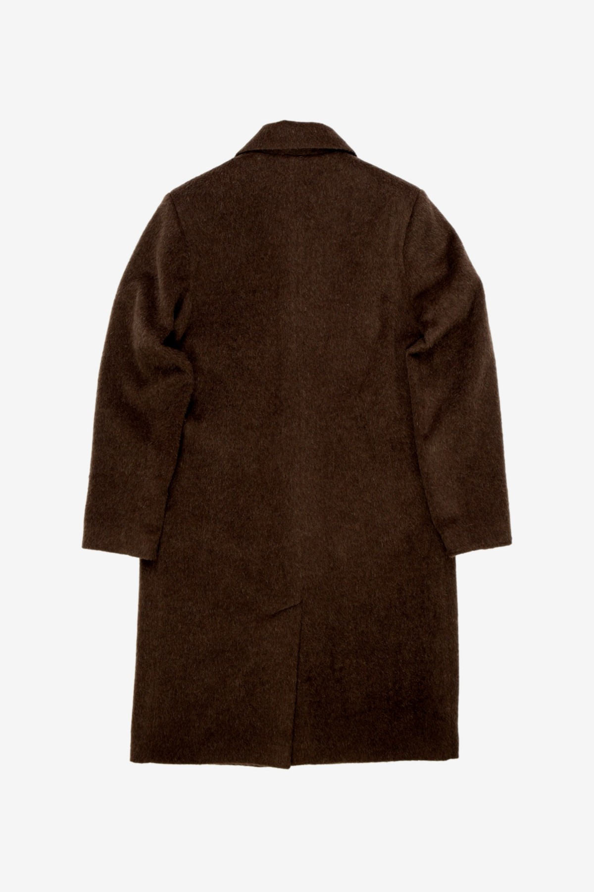 Séfr Esco Coat in Brown Mohair