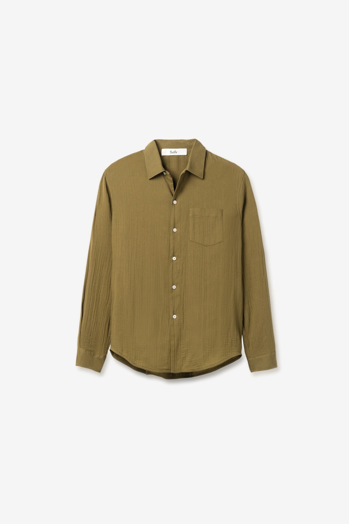 Séfr Leo Shirt in Moss Green