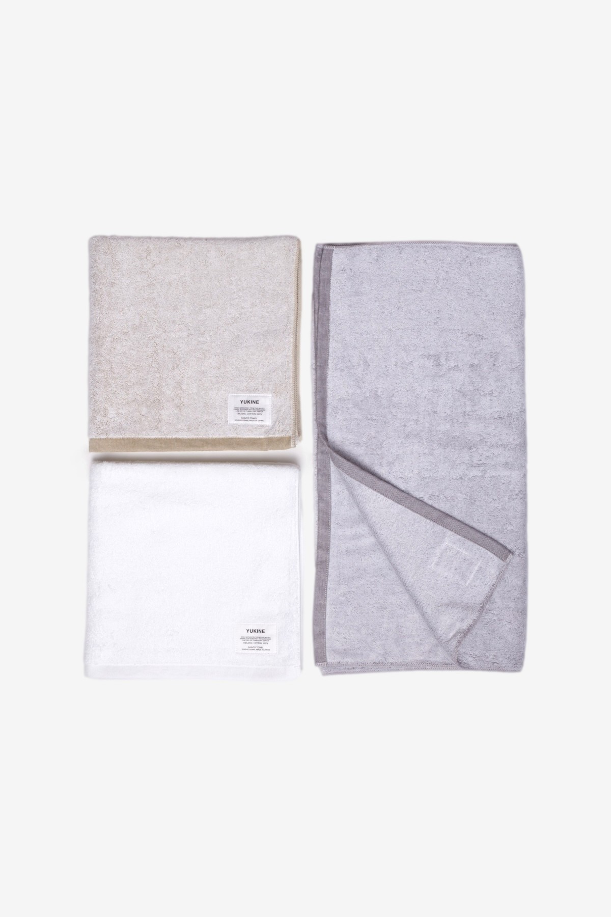 Shinto Yukine  Bath Towel Shiro in White