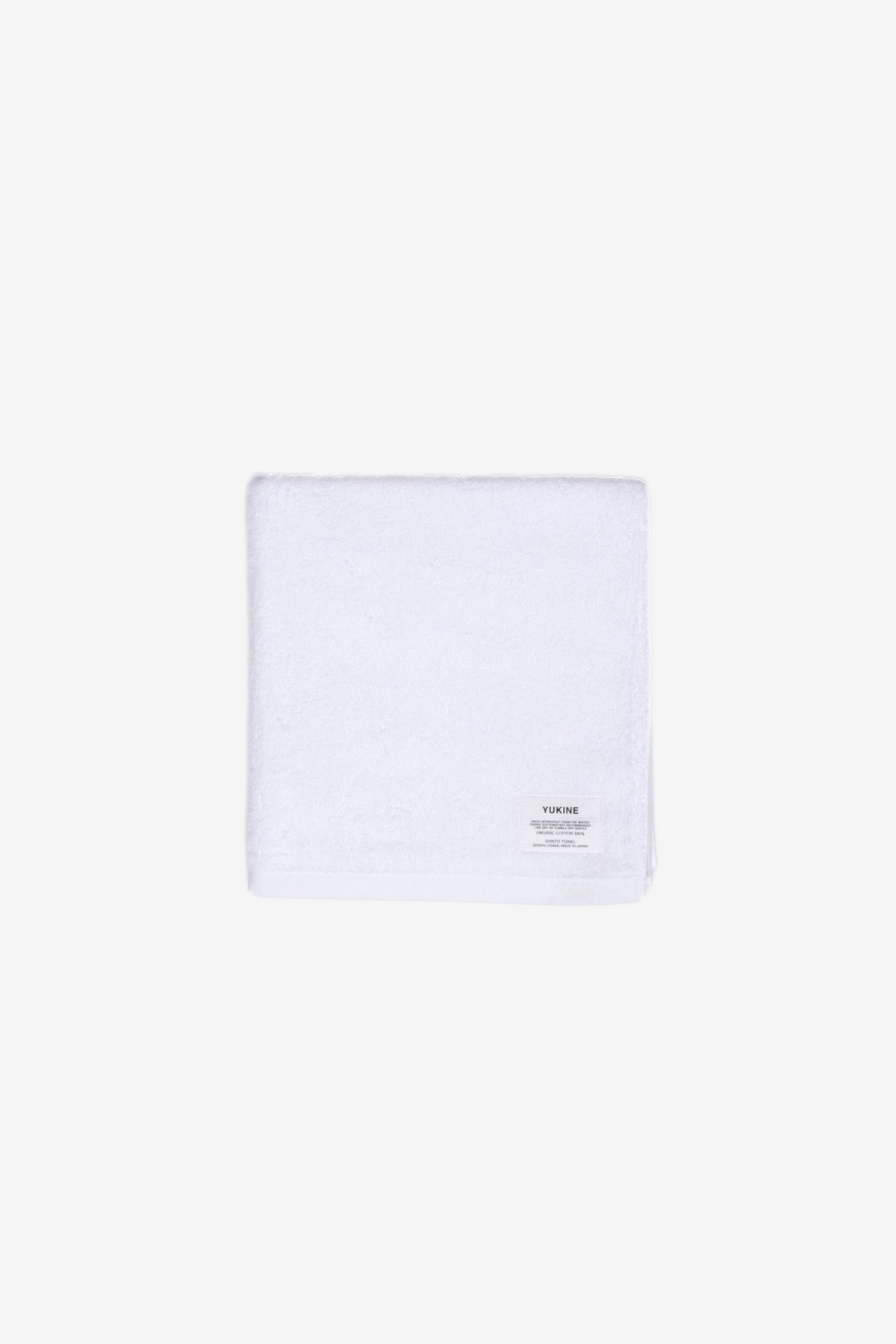 Shinto Yukine  Bath Towel Shiro in White