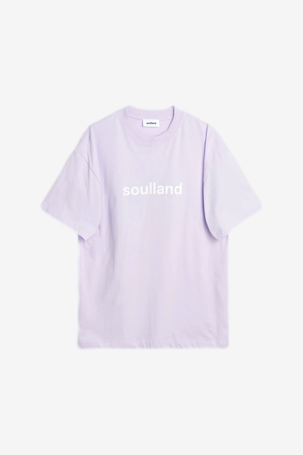 Soulland Ocean T-Shirt in Pastel Lilac