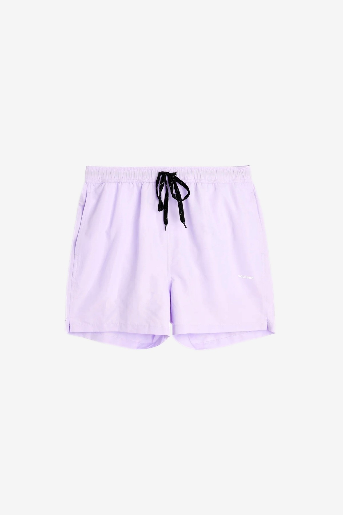 Soulland William Swim Shorts in Pastel Lilac