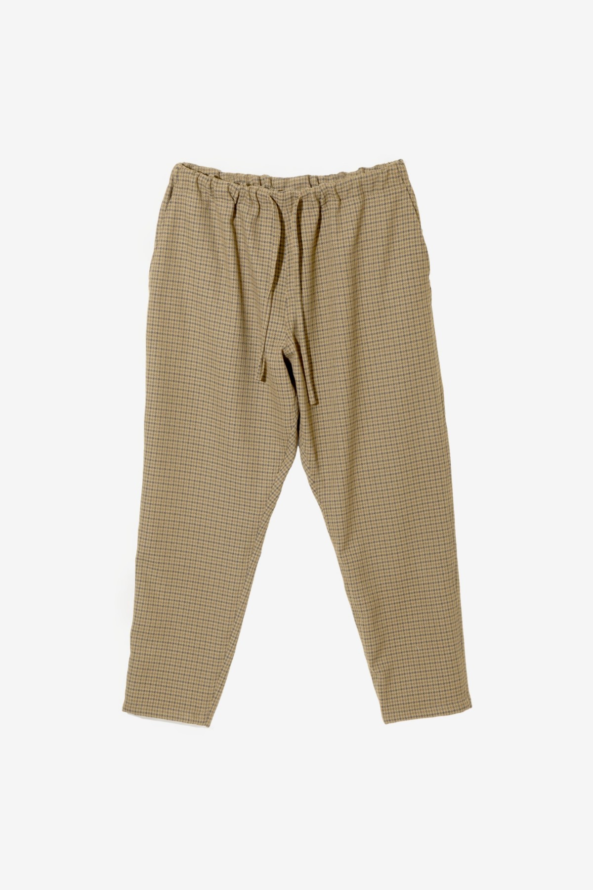 South2 West8 String Slack Pant in Houndstooth Beige/Charcoal