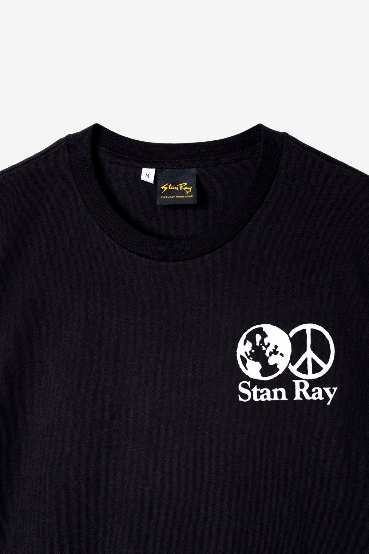 Stan Ray World Peace Short Sleeve Tee in Black