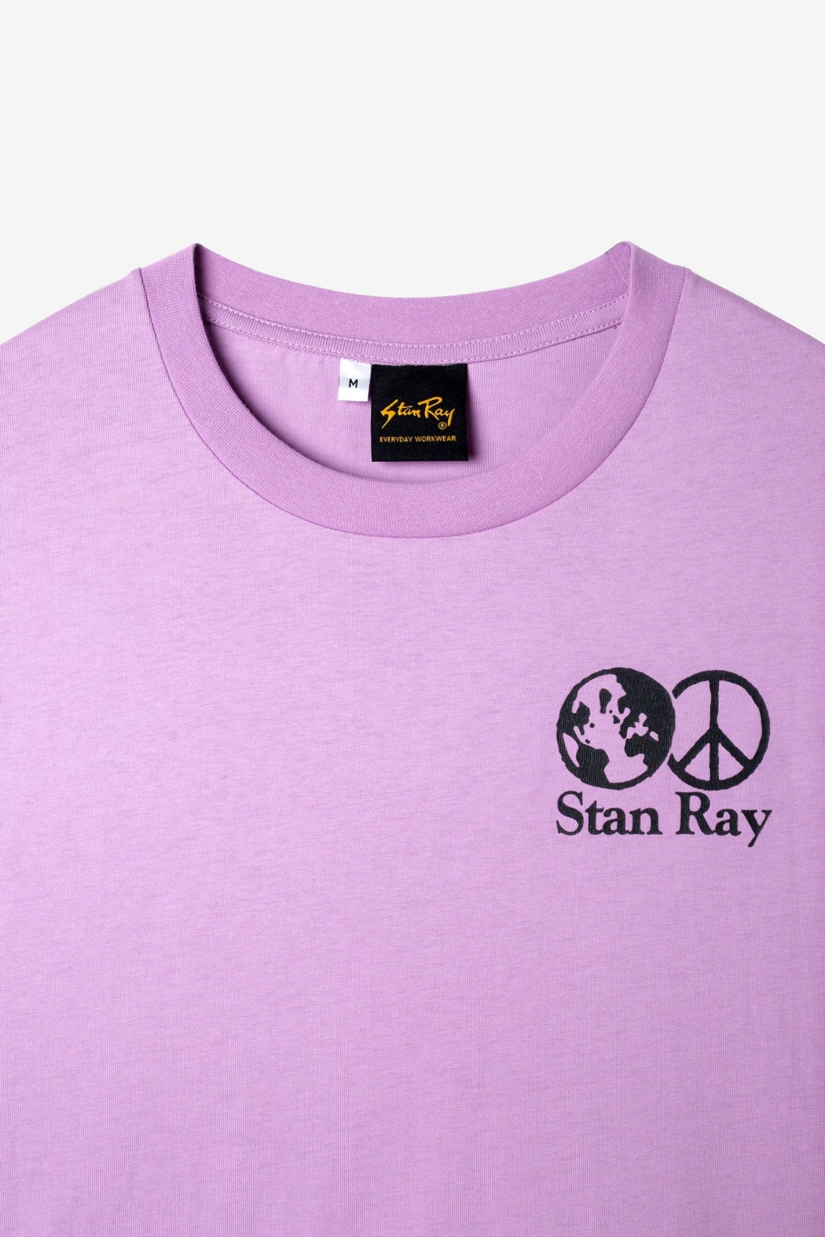 Stan Ray World Peace Short Sleeve Tee in Mauve