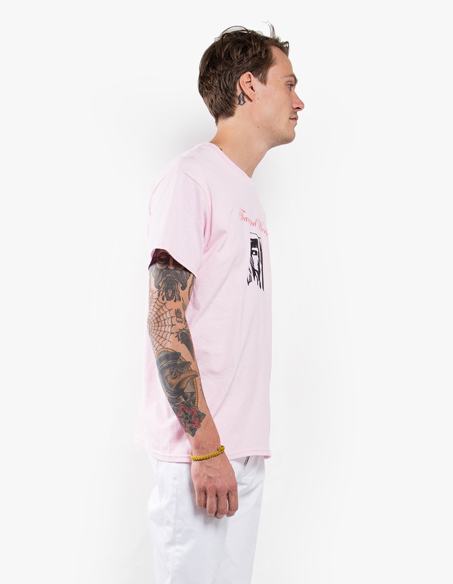 Strangers Fear and Worries Tee in Pink
