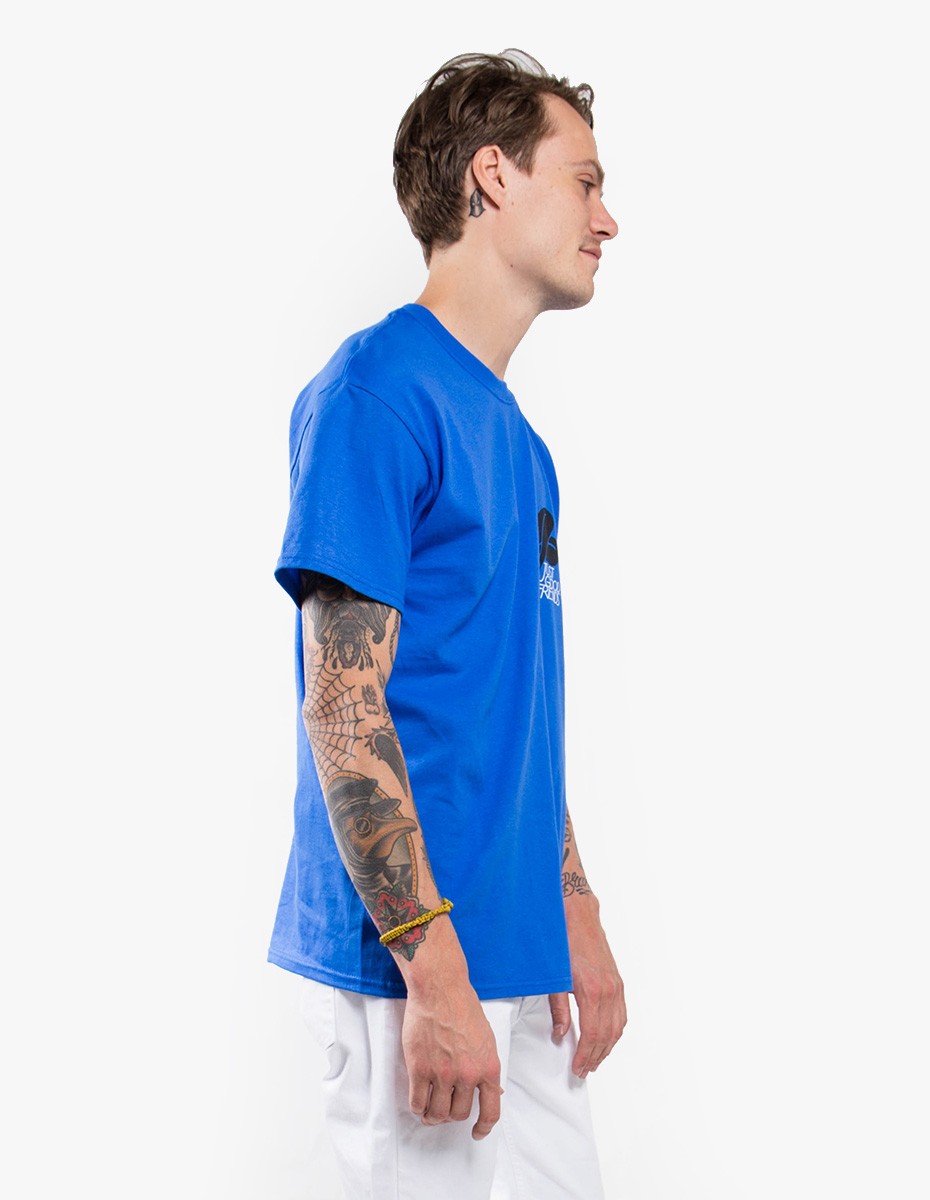 Strangers Just Good Friends Tee in Royal Blue