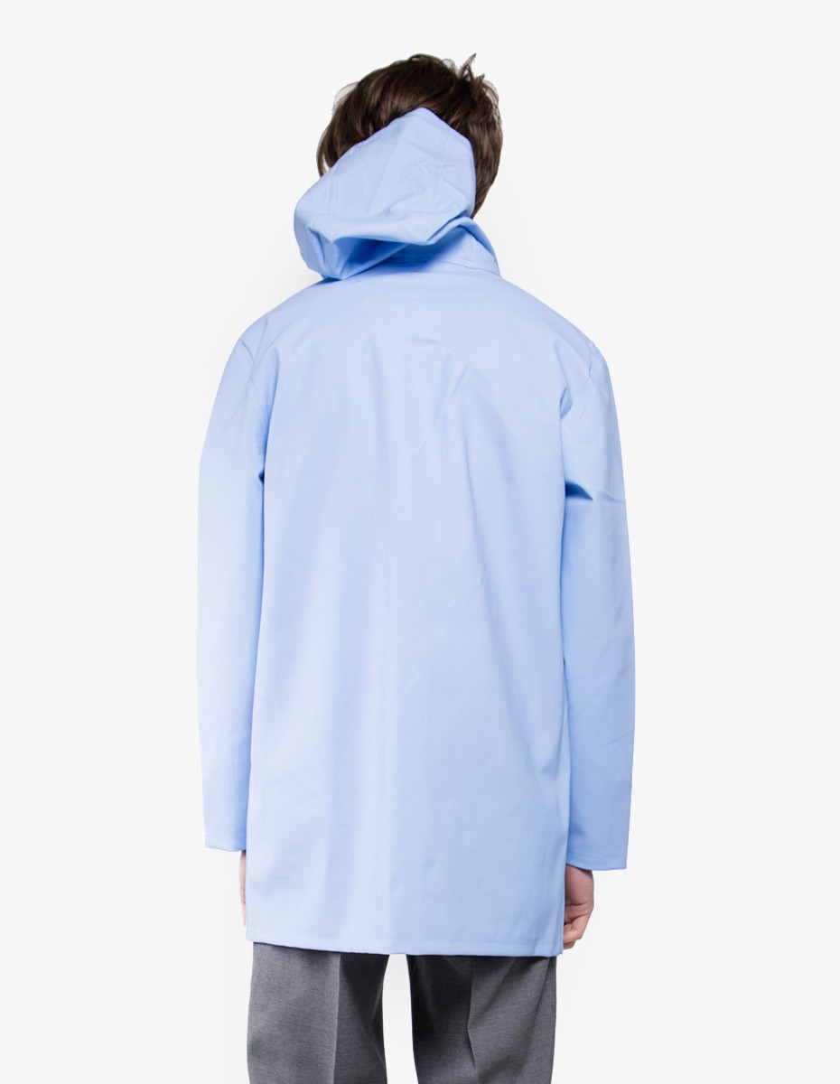 Stutterheim Stockholm Raincoat in Light Blue