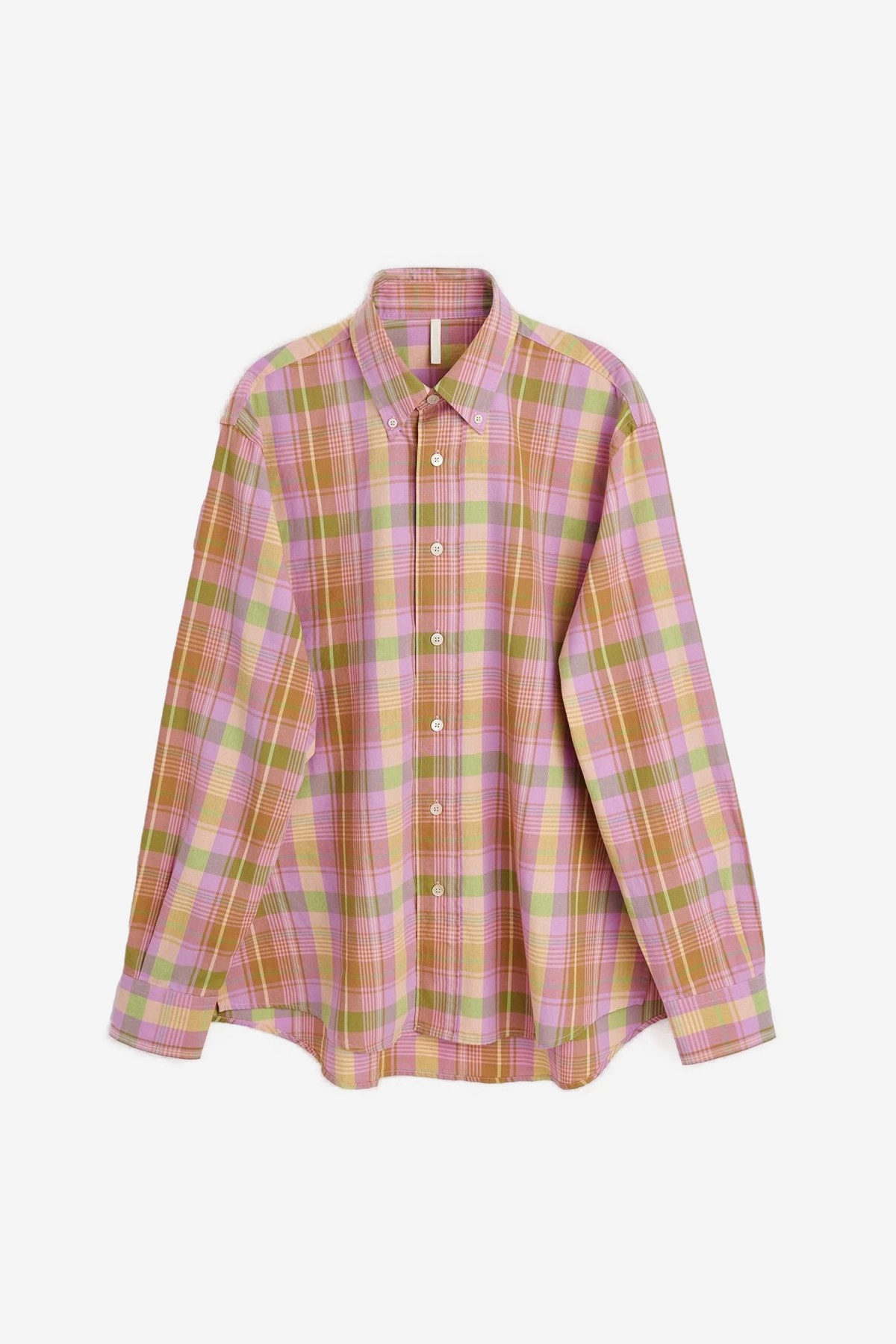 Sunflower Button Down Shirt in Pink Check