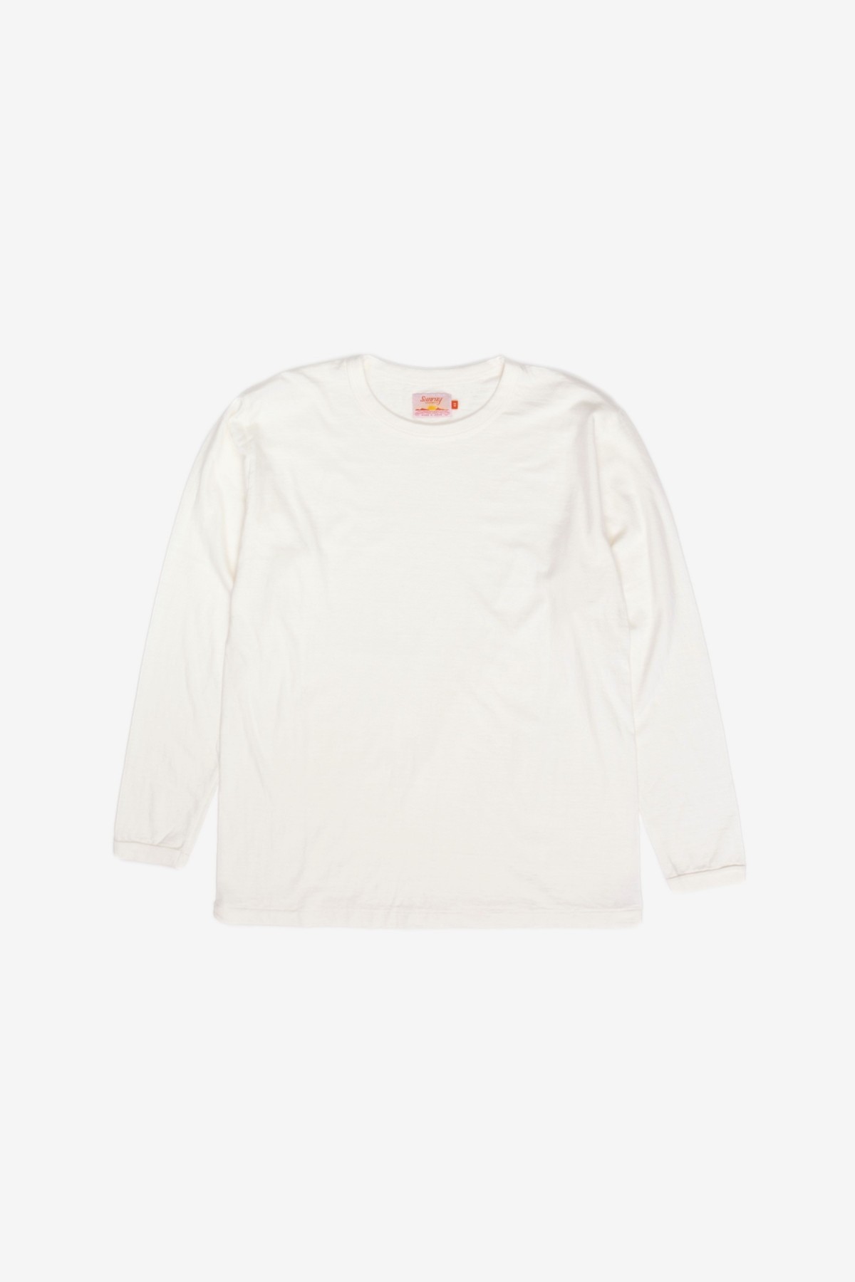 Sunray Sportswear Haleiwa Long Sleeve T-Shirt in Off White