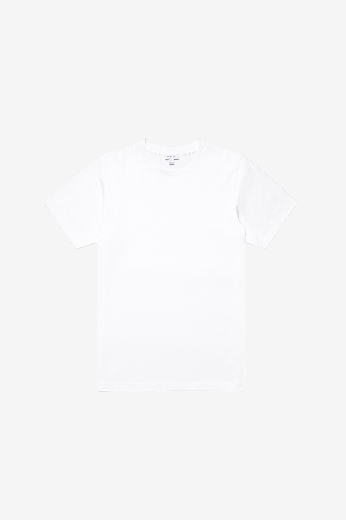 Sunspel Boy-Fit Crew Neck T Shirt in White