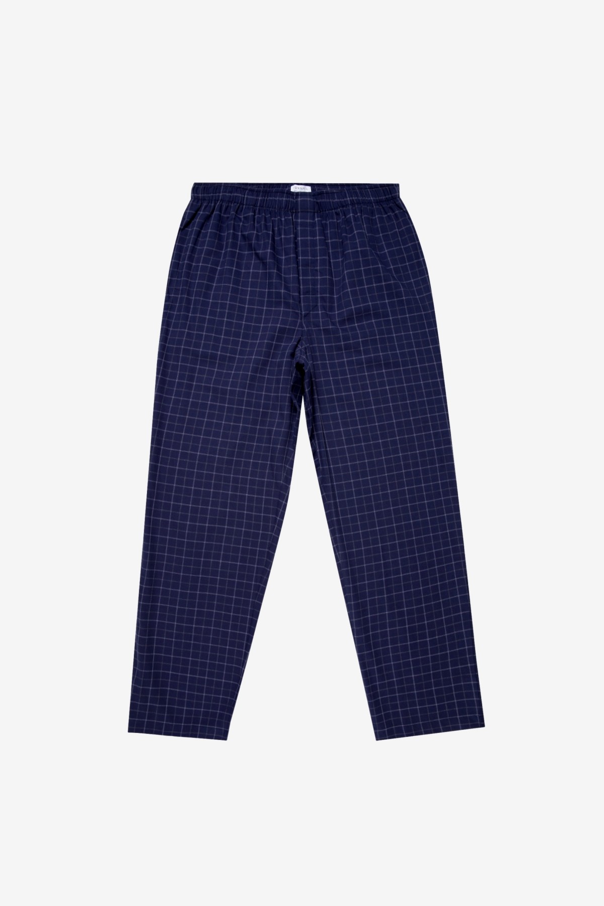 Sunspel Pyjama Trousers in Navy Check