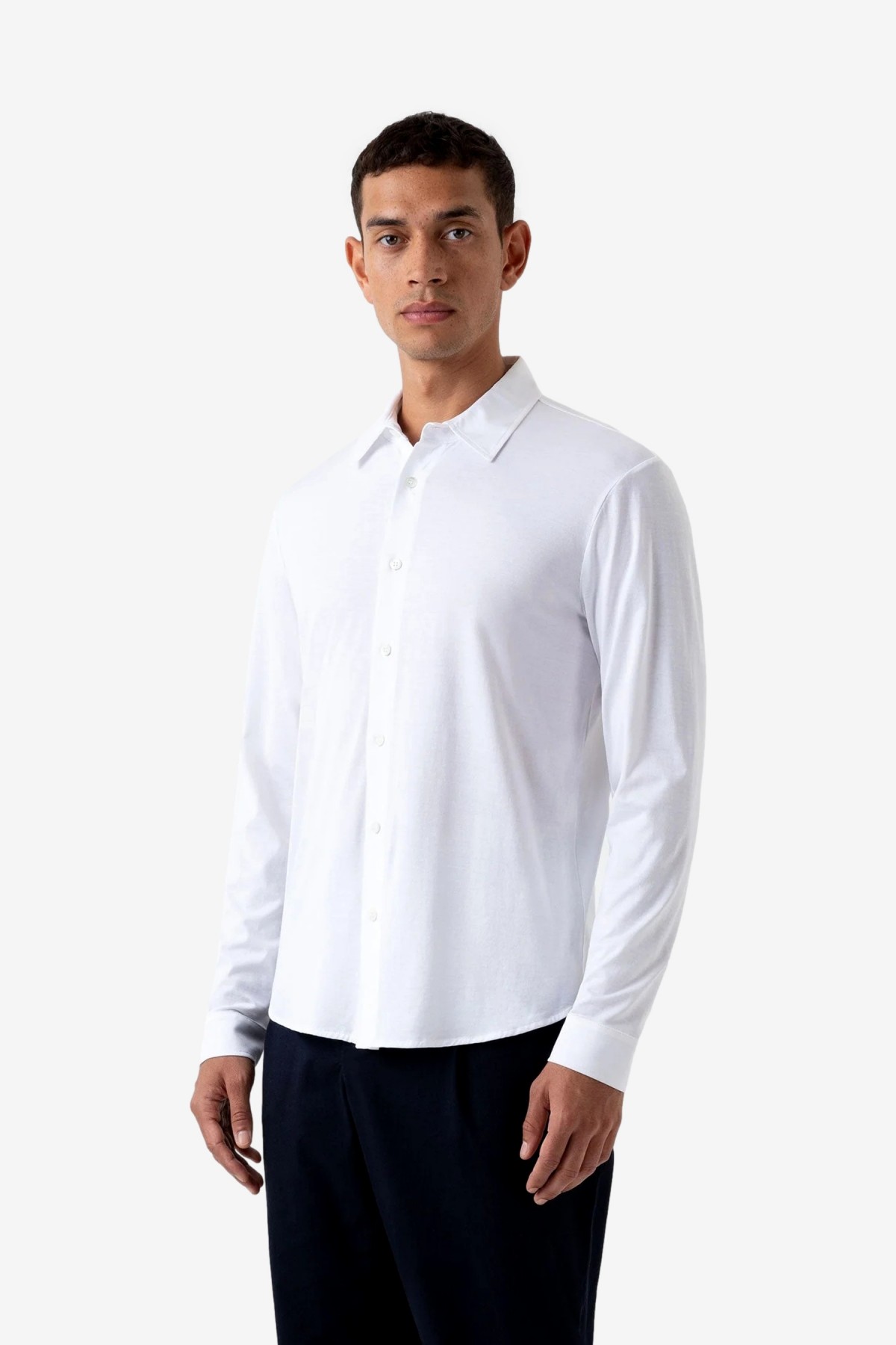 Sunspel SS Shirt in White