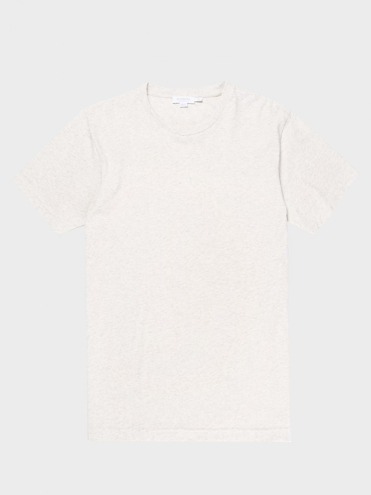 Sunspel Short Sleeve Riviera Crew Neck T-Shirt  in Archive White