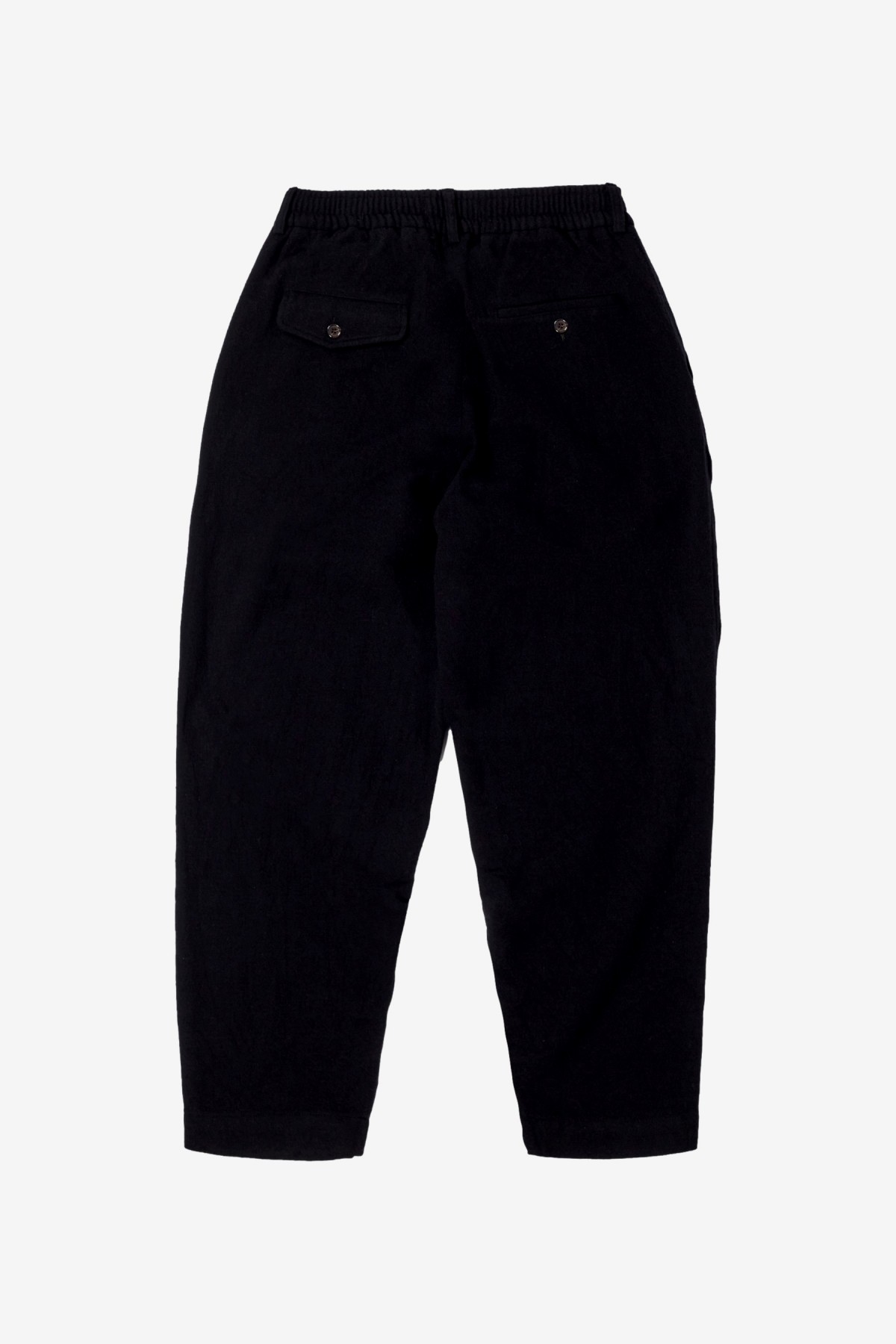 Universal Works Pleated Track Pant in Black