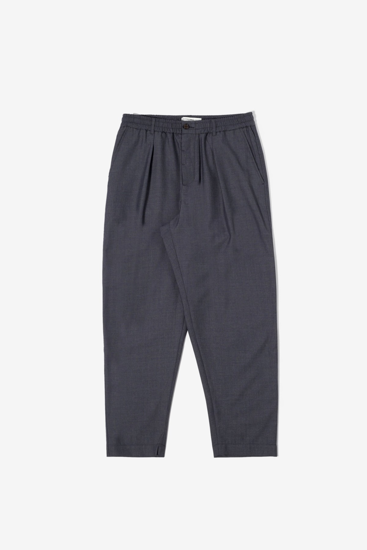 Universal Works Pleated Track Pant in Grey