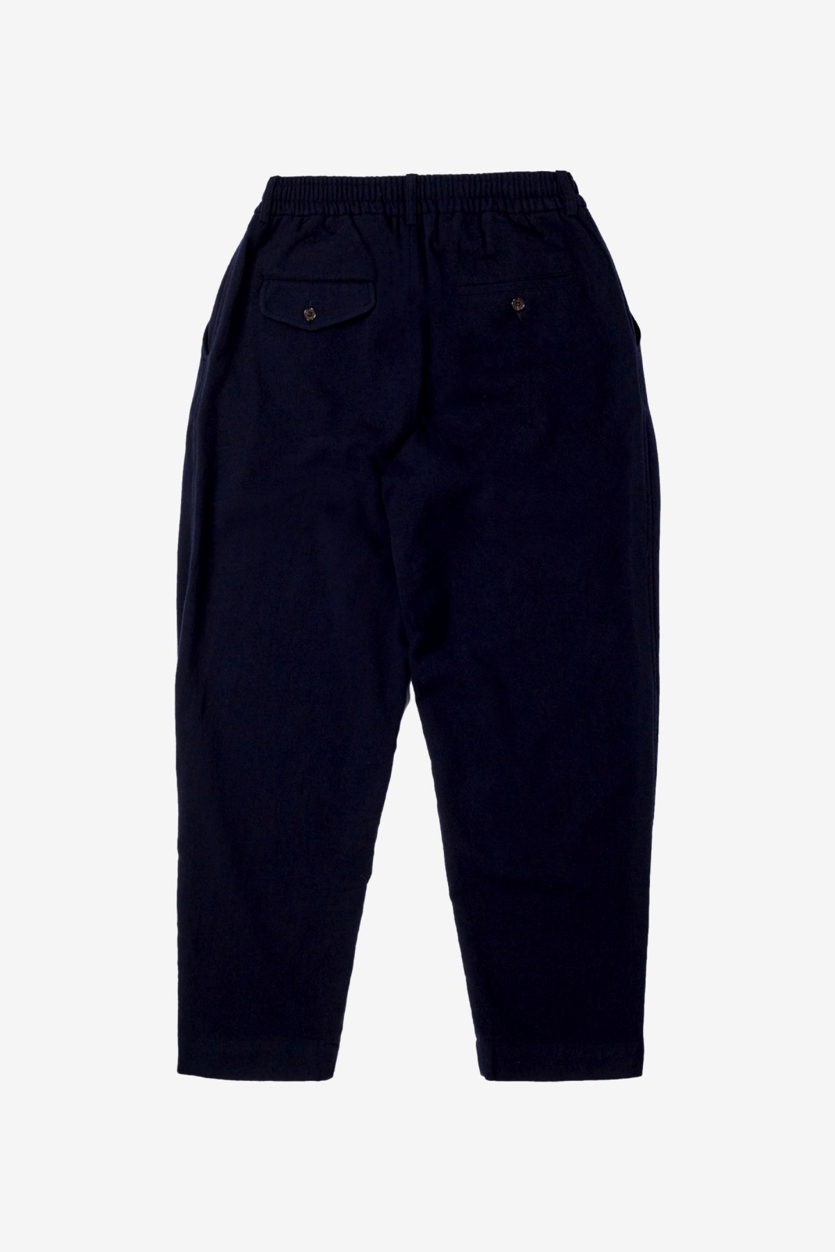 Universal Works Pleated Track Pant in Navy