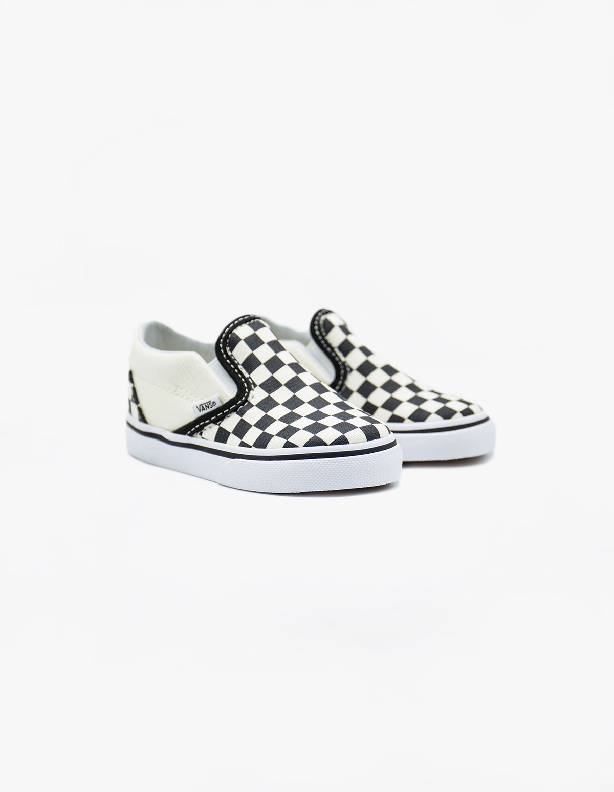 Vans Slip-On (Youth) in Black & White Checkerboard