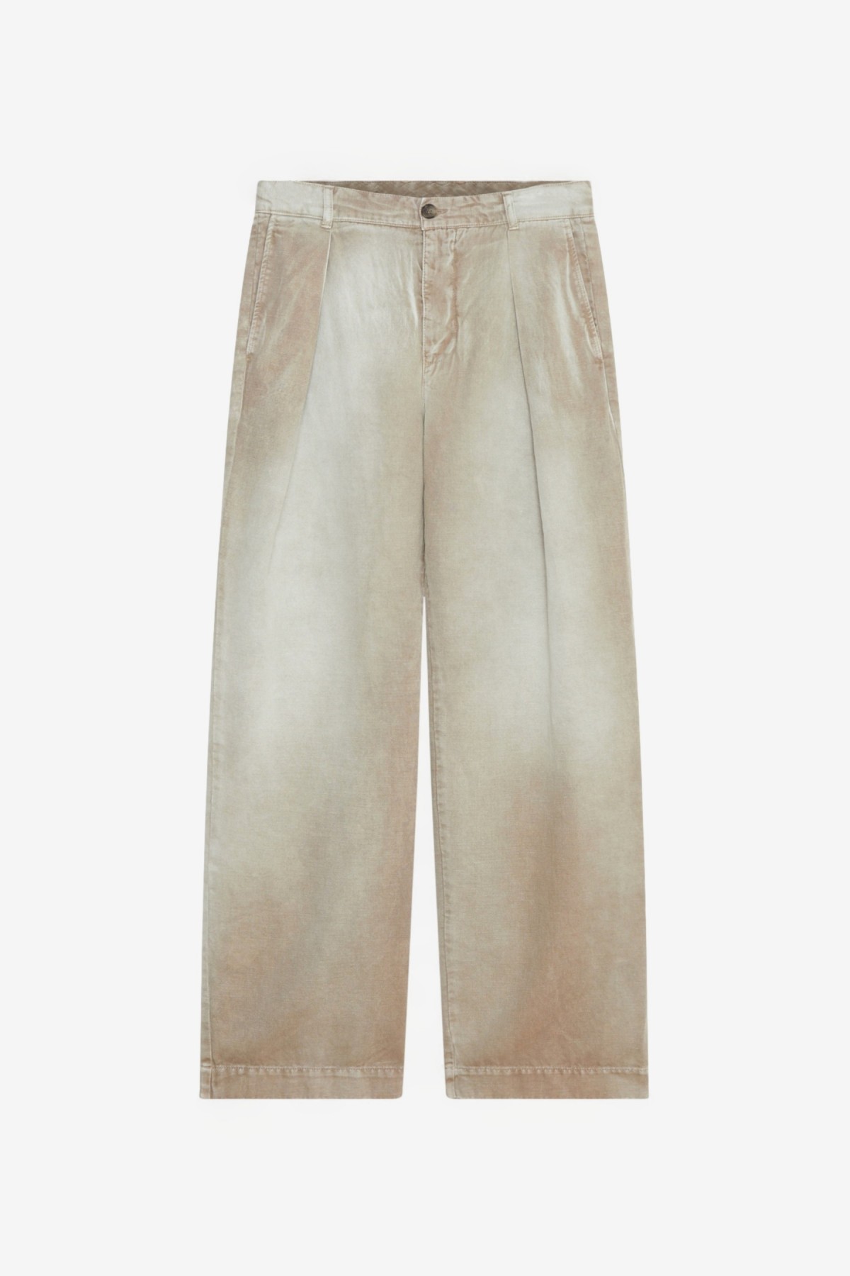 Wood Wood Fraser Pleated Chinos in 2536 Desert